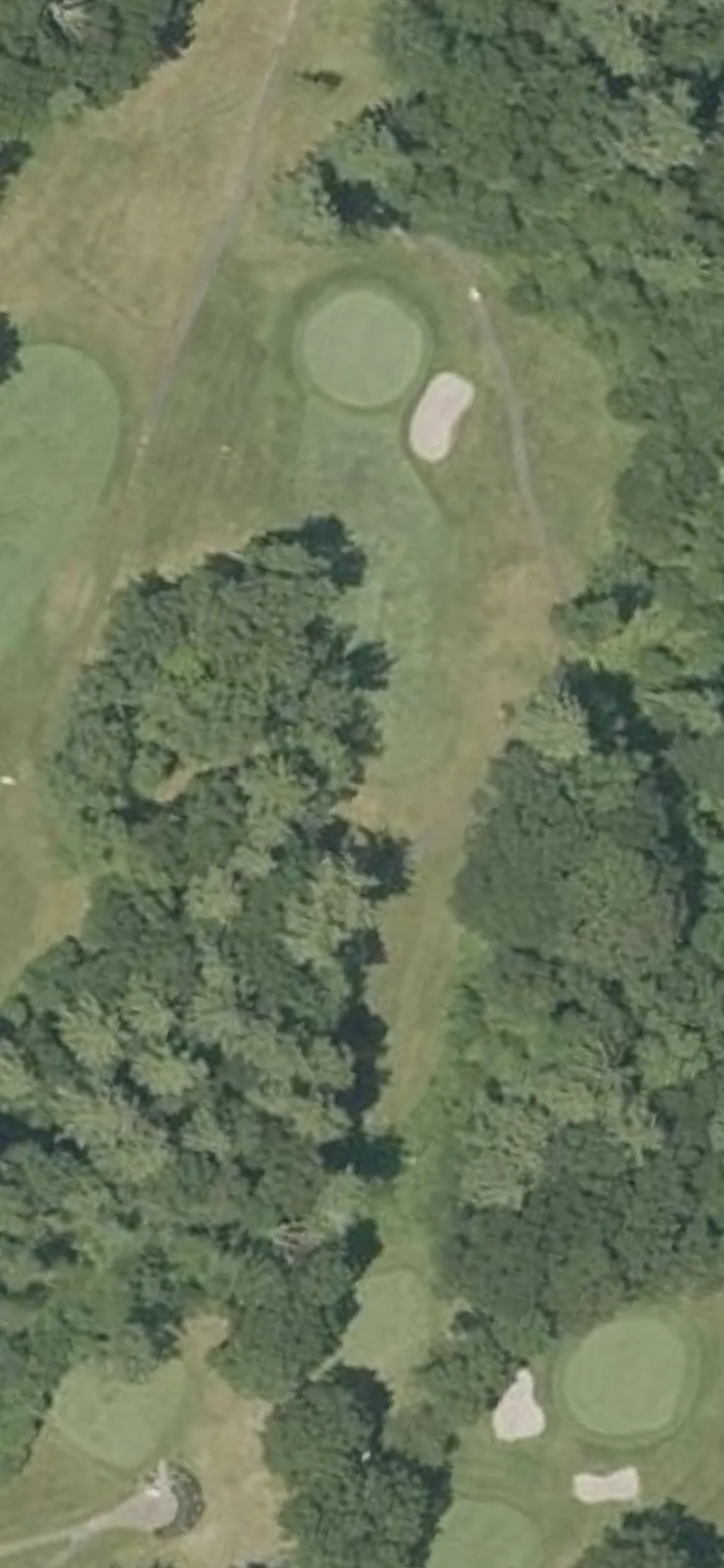 Haverhill Country Club hole 15 aerial preview, par 3, 211 yards