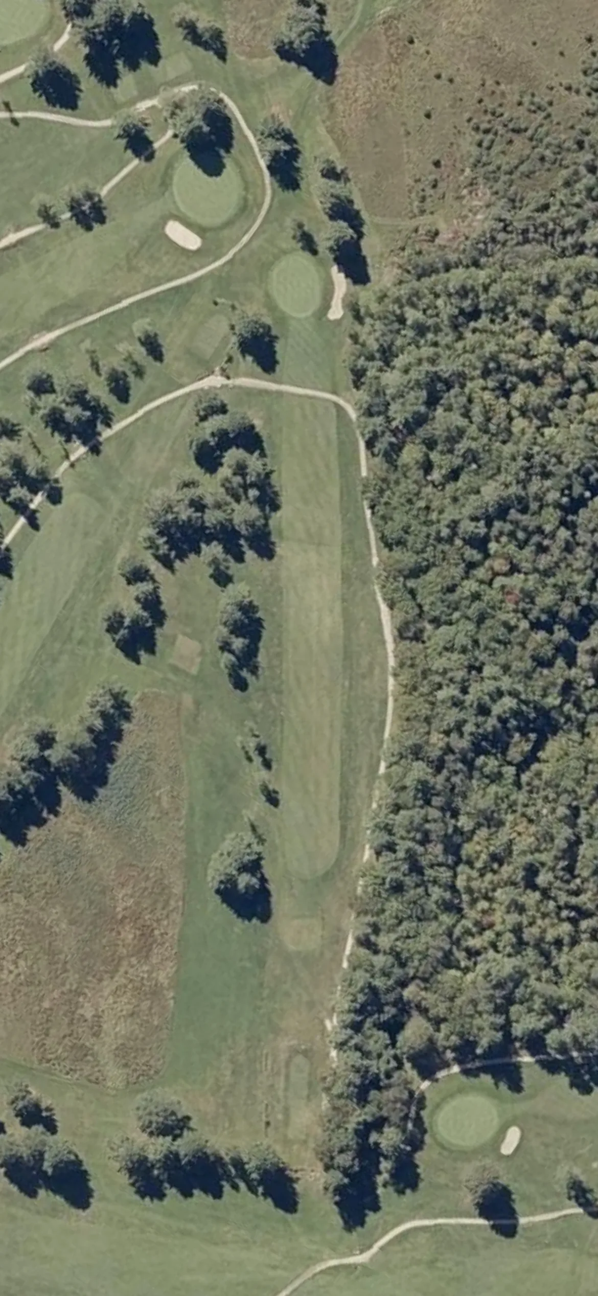 Fairlawn Golf & Country Club hole 14 aerial preview, par 4, 381 yards