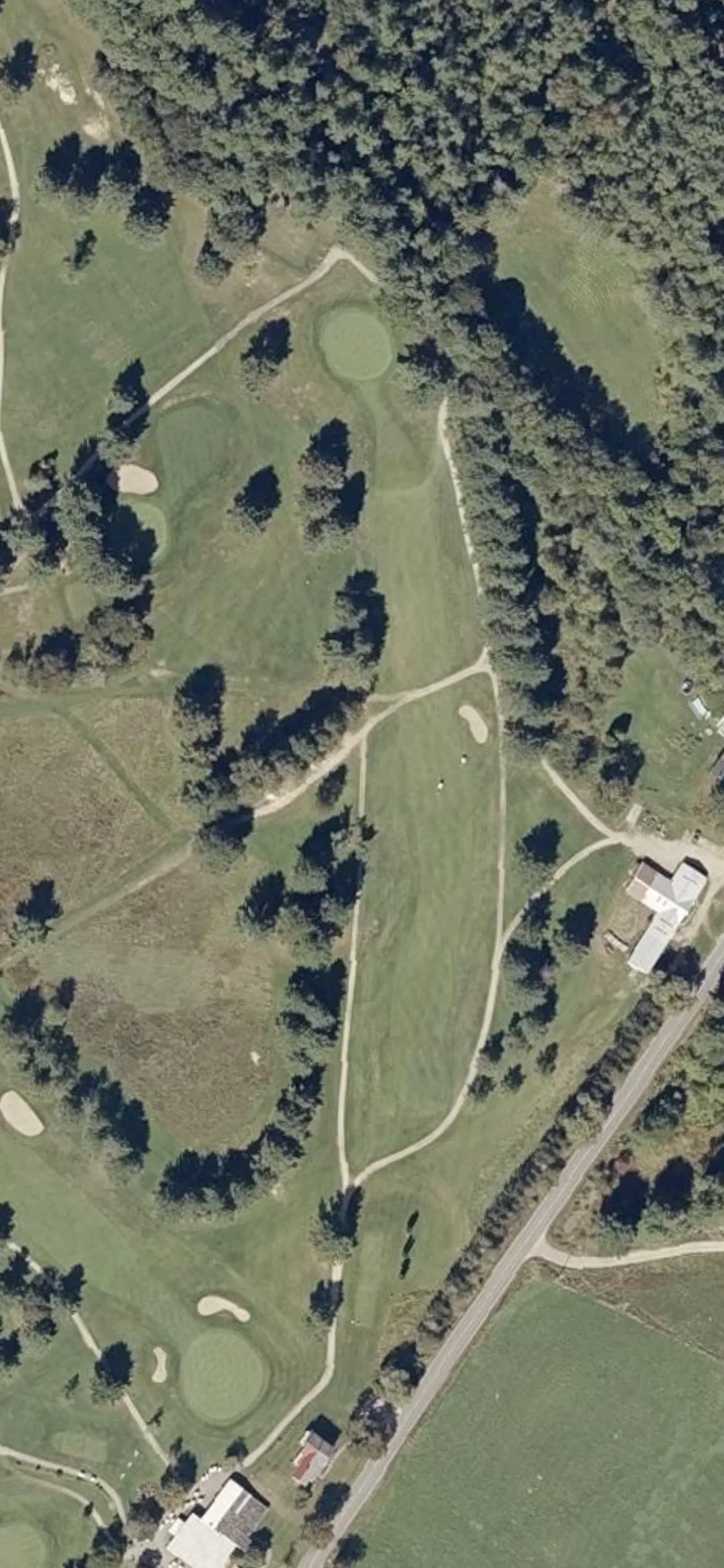 Fairlawn Golf & Country Club hole 10 aerial preview, par 4, 430 yards