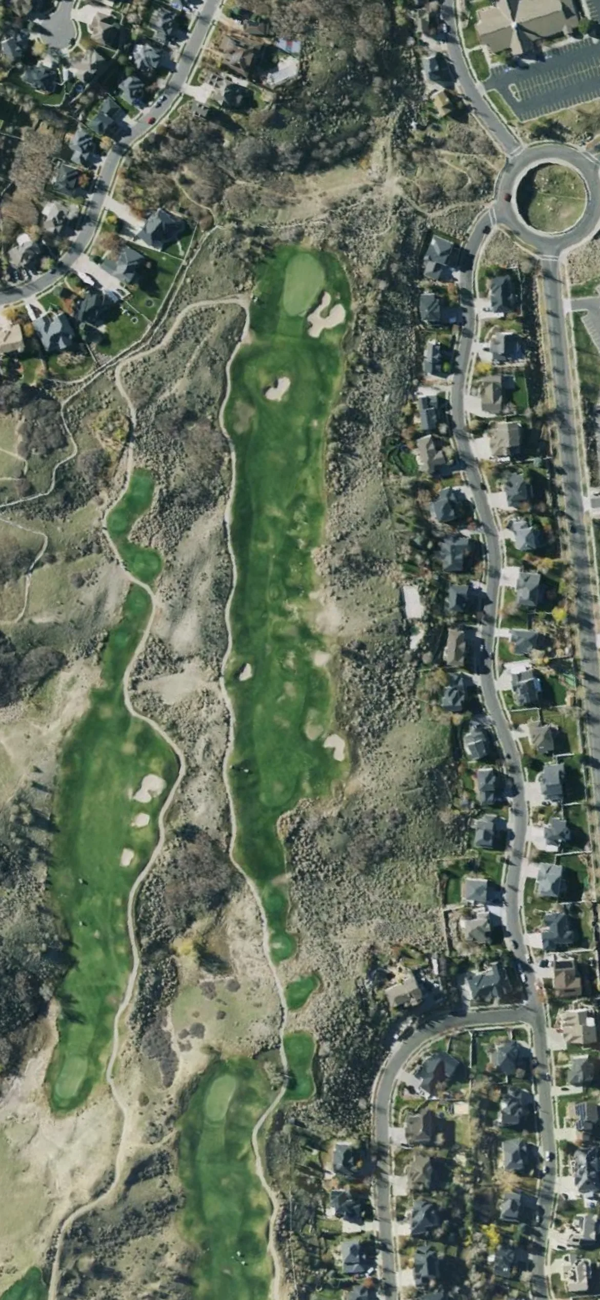 South Mountain GC hole 6 aerial preview, par 5, 563 yards