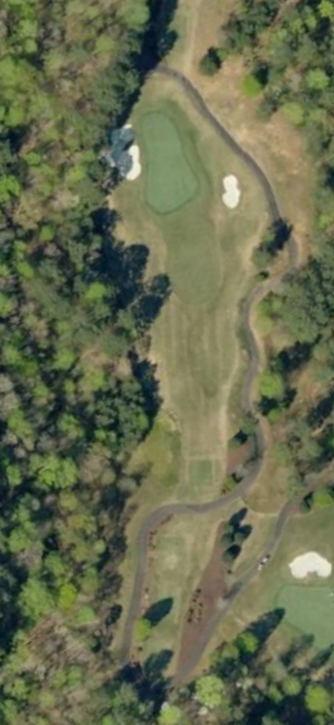Cliffs at Keowee Springs, The hole 11 aerial preview, par 3, 219 yards