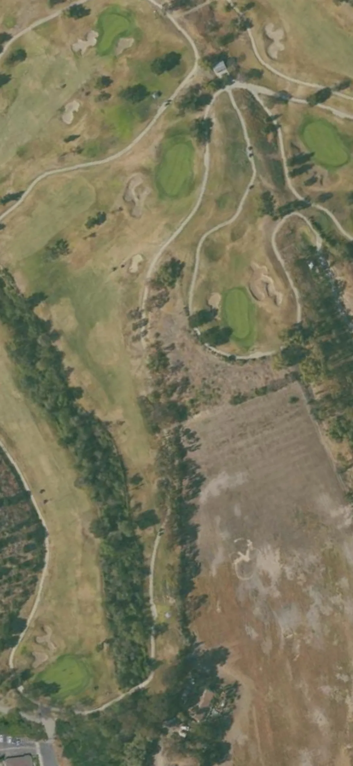 Glen Annie Golf Club hole 15 aerial preview, par 4, 394 yards