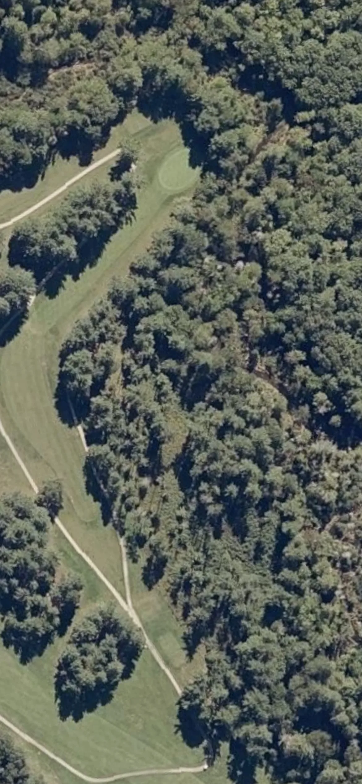 Fairlawn Golf & Country Club hole 5 aerial preview, par 4, 364 yards