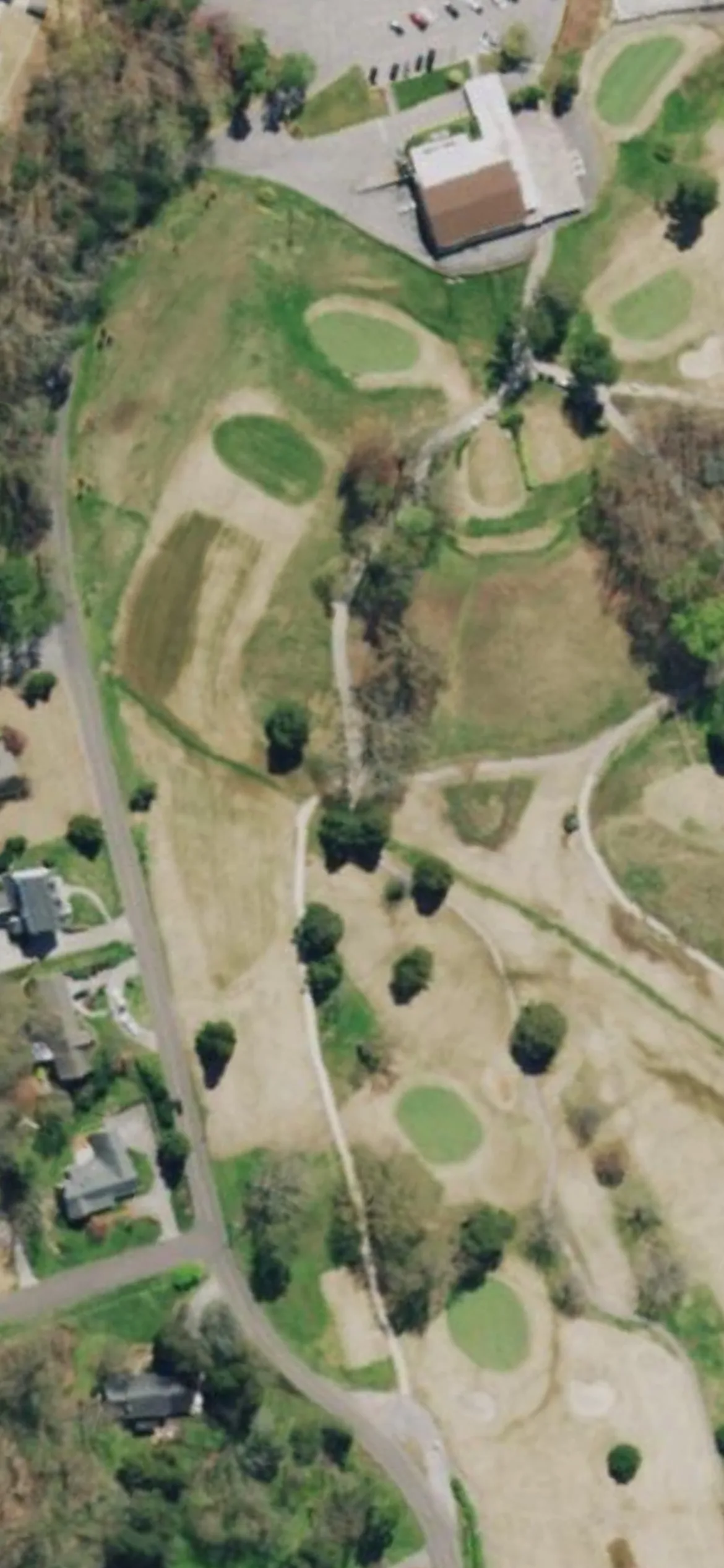 Beaver Brook Country Club hole 18 aerial preview, par 4, 336 yards