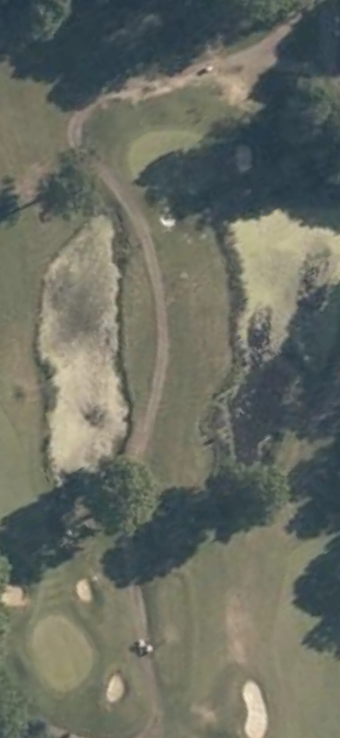Mayfair Country Club hole 3 aerial preview, par 3, 164 yards