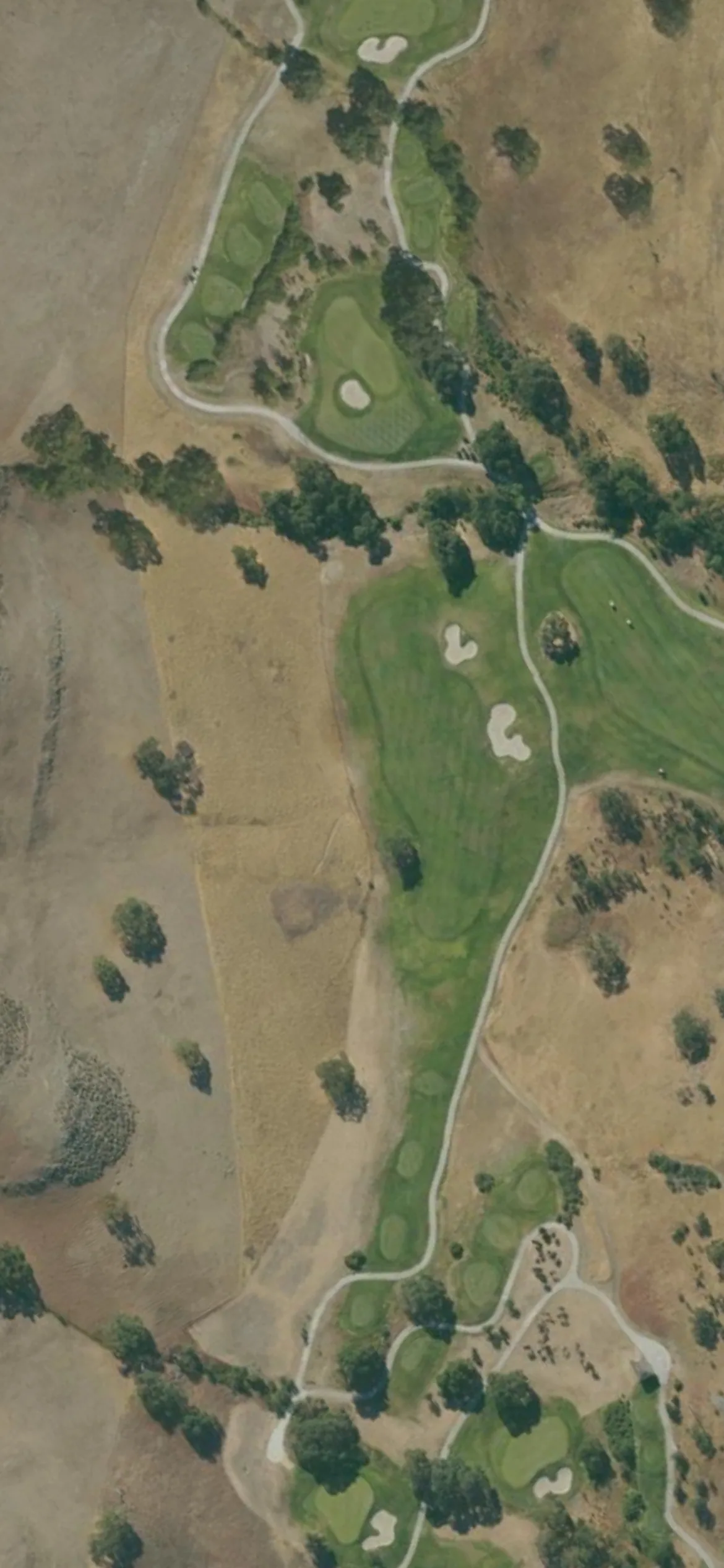Coyote Creek GC - Tournament hole 6 aerial preview, par 4, 434 yards