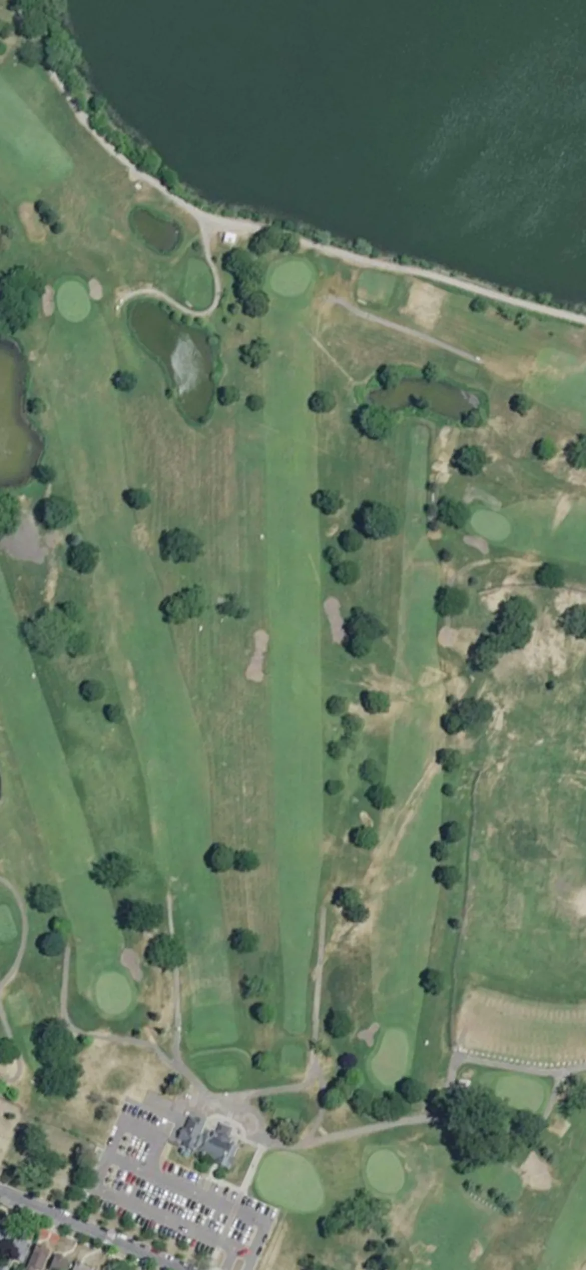 Hiawatha Golf Club hole 10 aerial preview, par 5, 501 yards