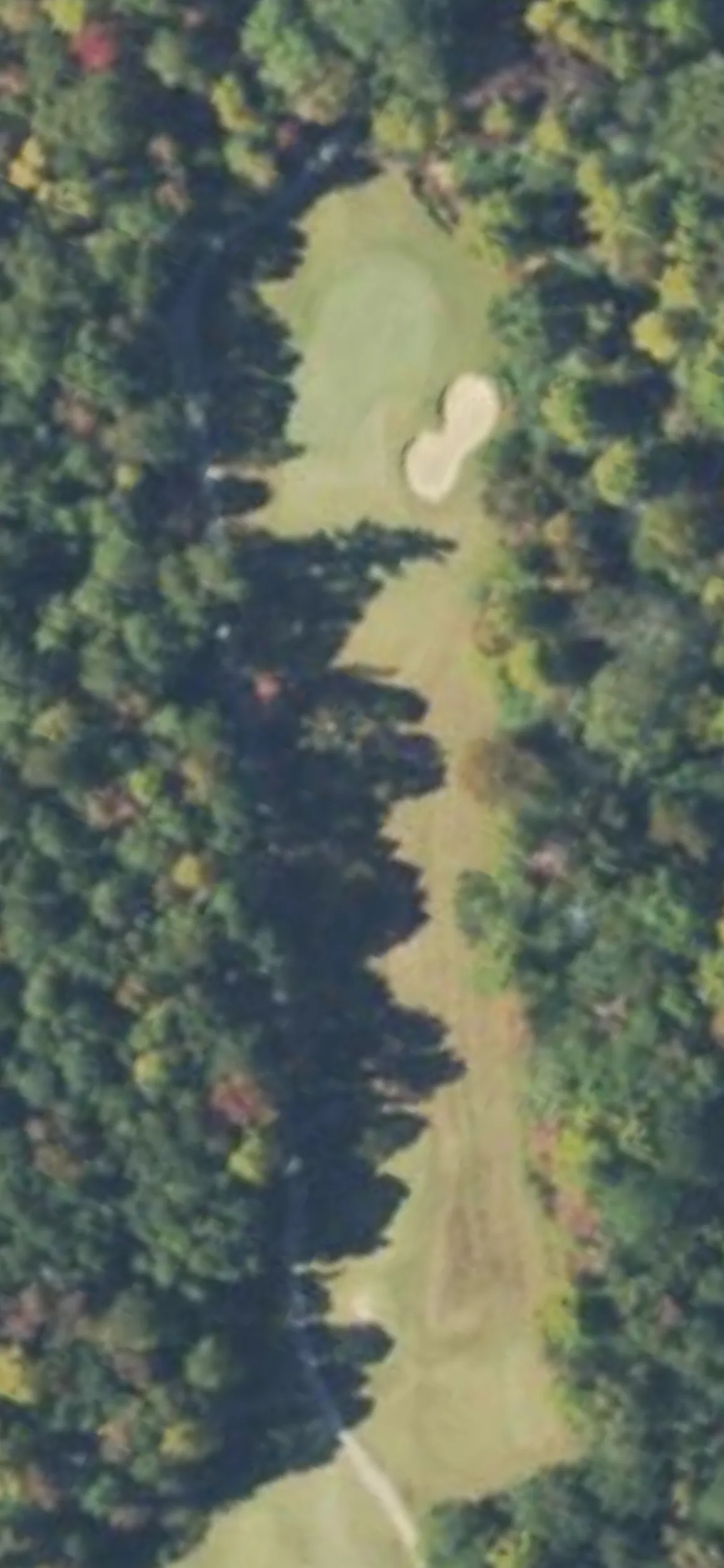 Trophy Club of Apalachee hole 2 aerial preview, par 3, 183 yards