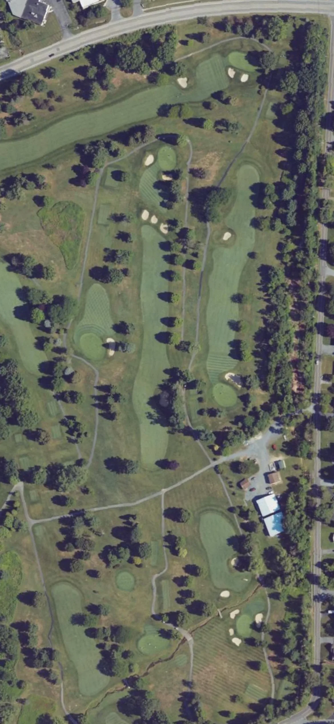 Colonial Golf & Tennis Club hole 6 aerial preview, par 5, 520 yards