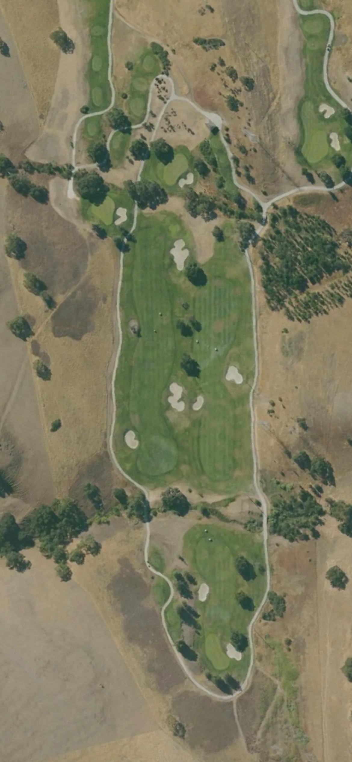 Coyote Creek GC - Tournament hole 4 aerial preview, par 5, 509 yards