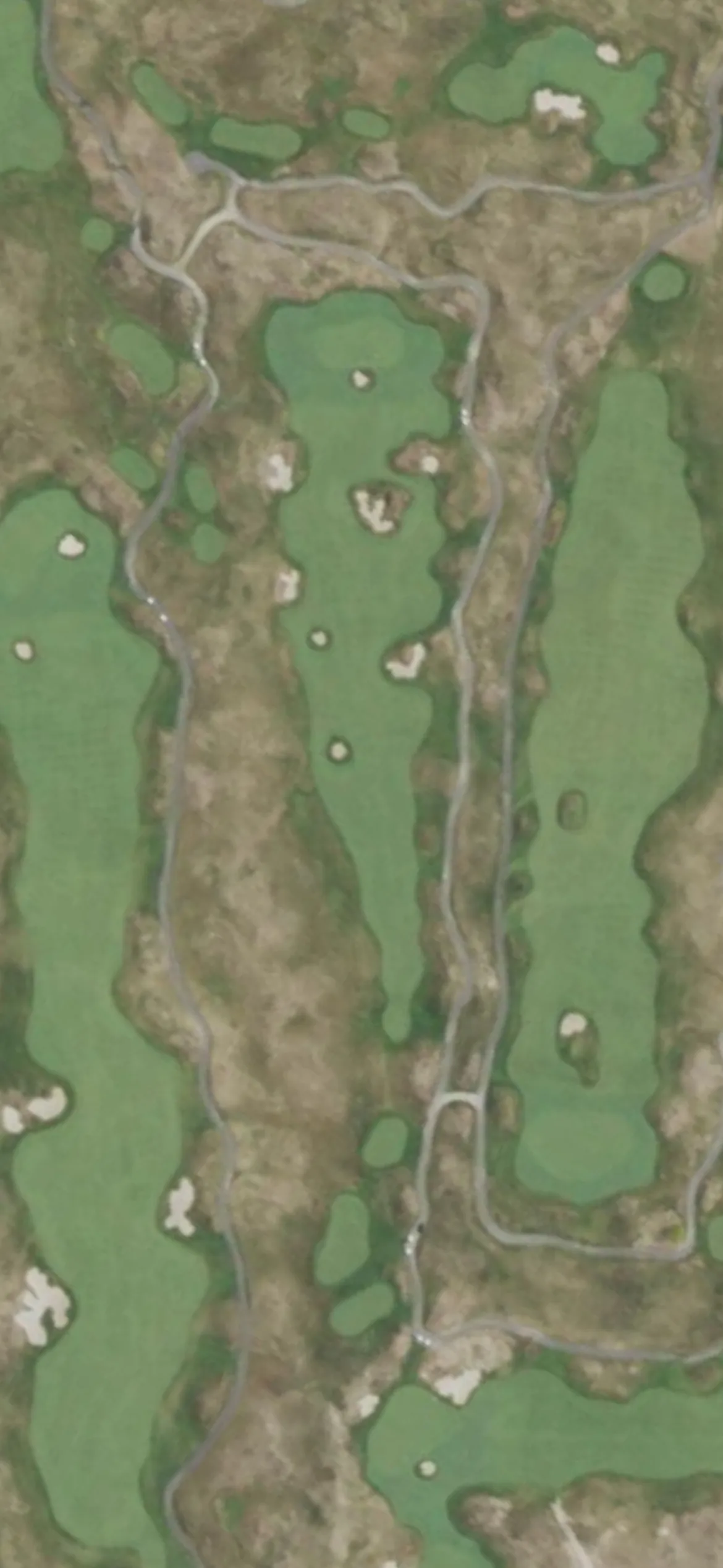 Bally's Golf Links at Ferry Point hole 11 aerial preview, par 4, 352 yards
