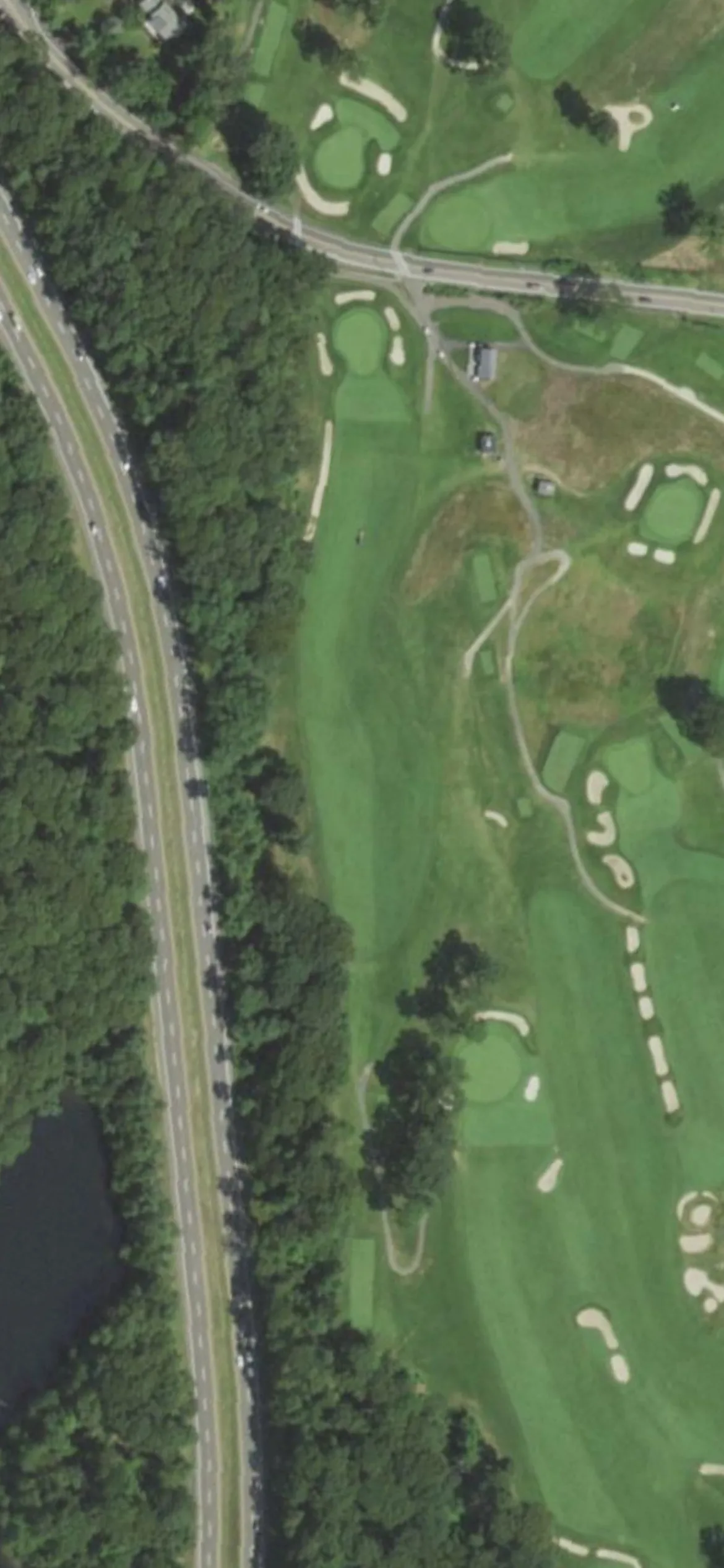 St George's Golf & Country Club hole 3 aerial preview, par 4, 422 yards
