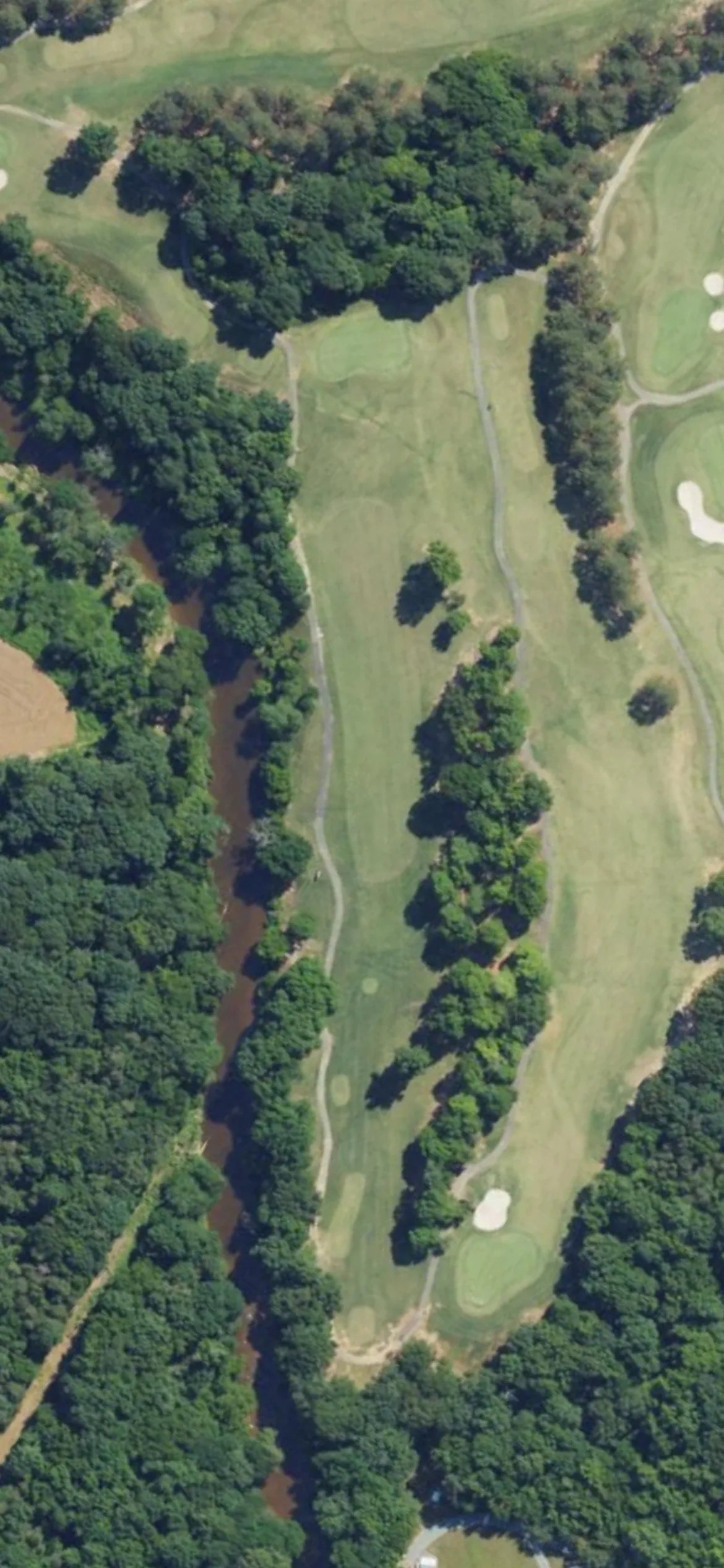 Eagle Chase GC hole 15 aerial preview, par 4, 403 yards