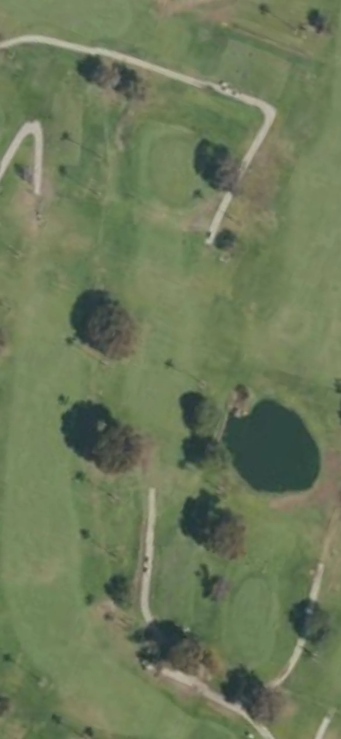 Westchester Golf Course hole 3 aerial preview, par 3, 173 yards