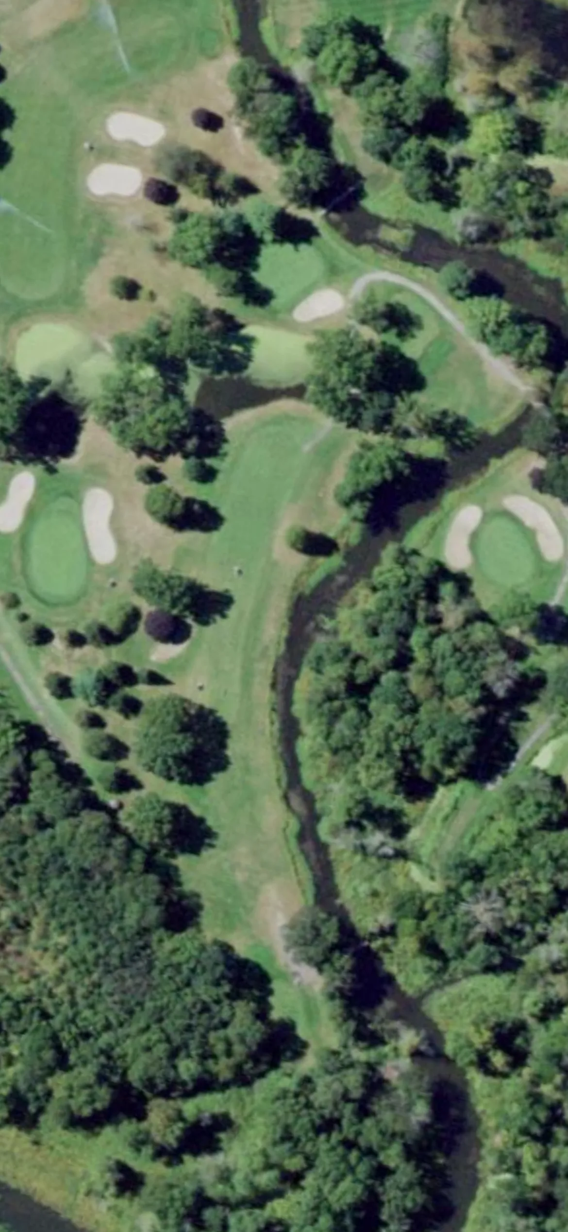 Otterkill Country Club hole 16 aerial preview, par 4, 324 yards
