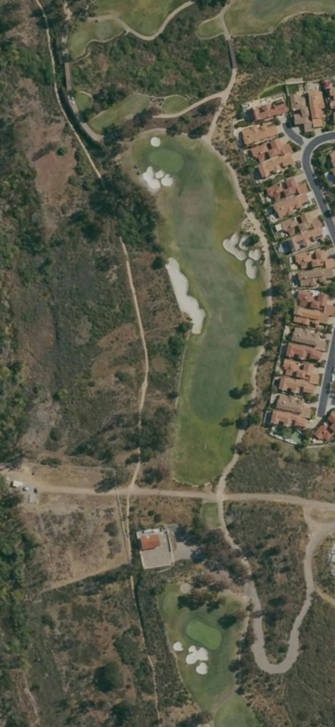 The Crosby Club hole 15 aerial preview, par 4, 410 yards
