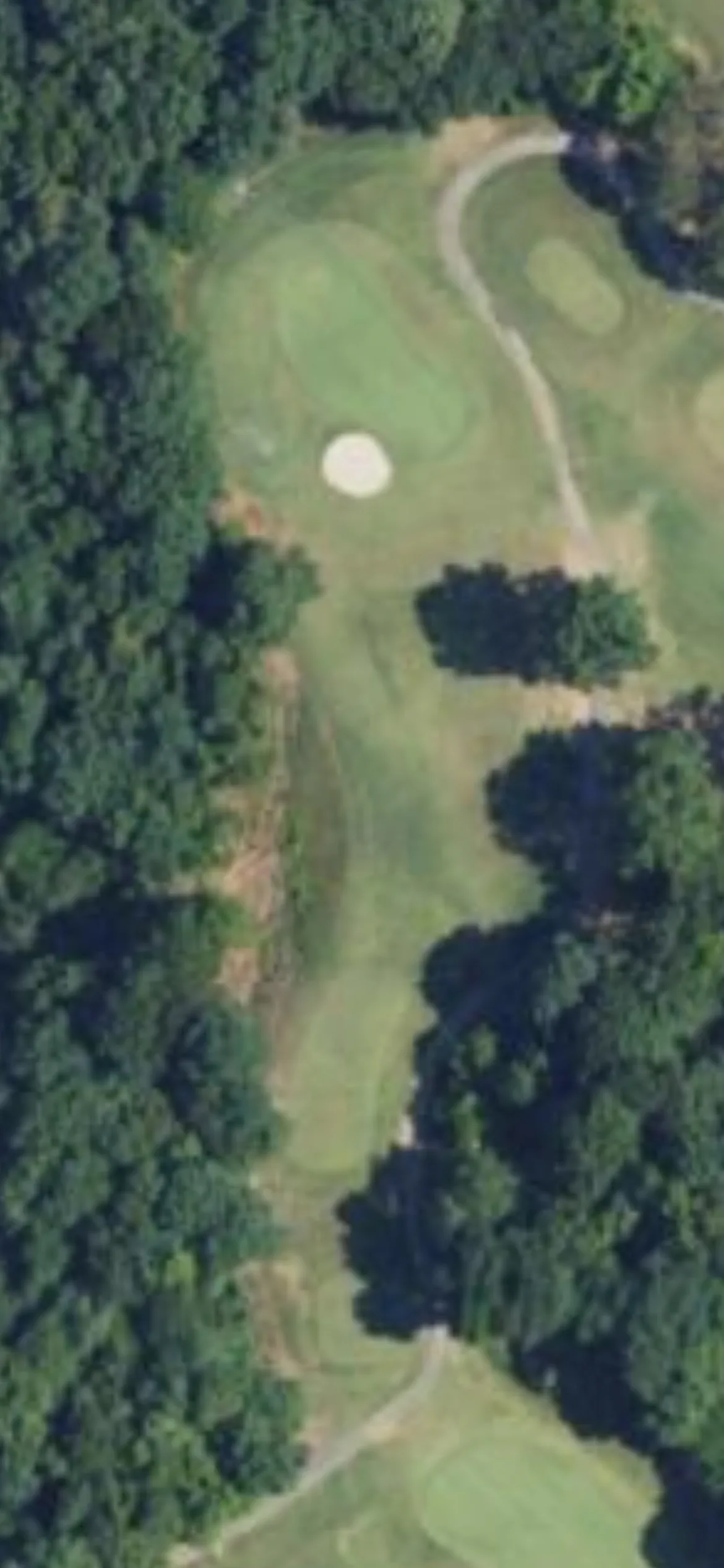 Eagle Chase GC hole 16 aerial preview, par 3, 153 yards