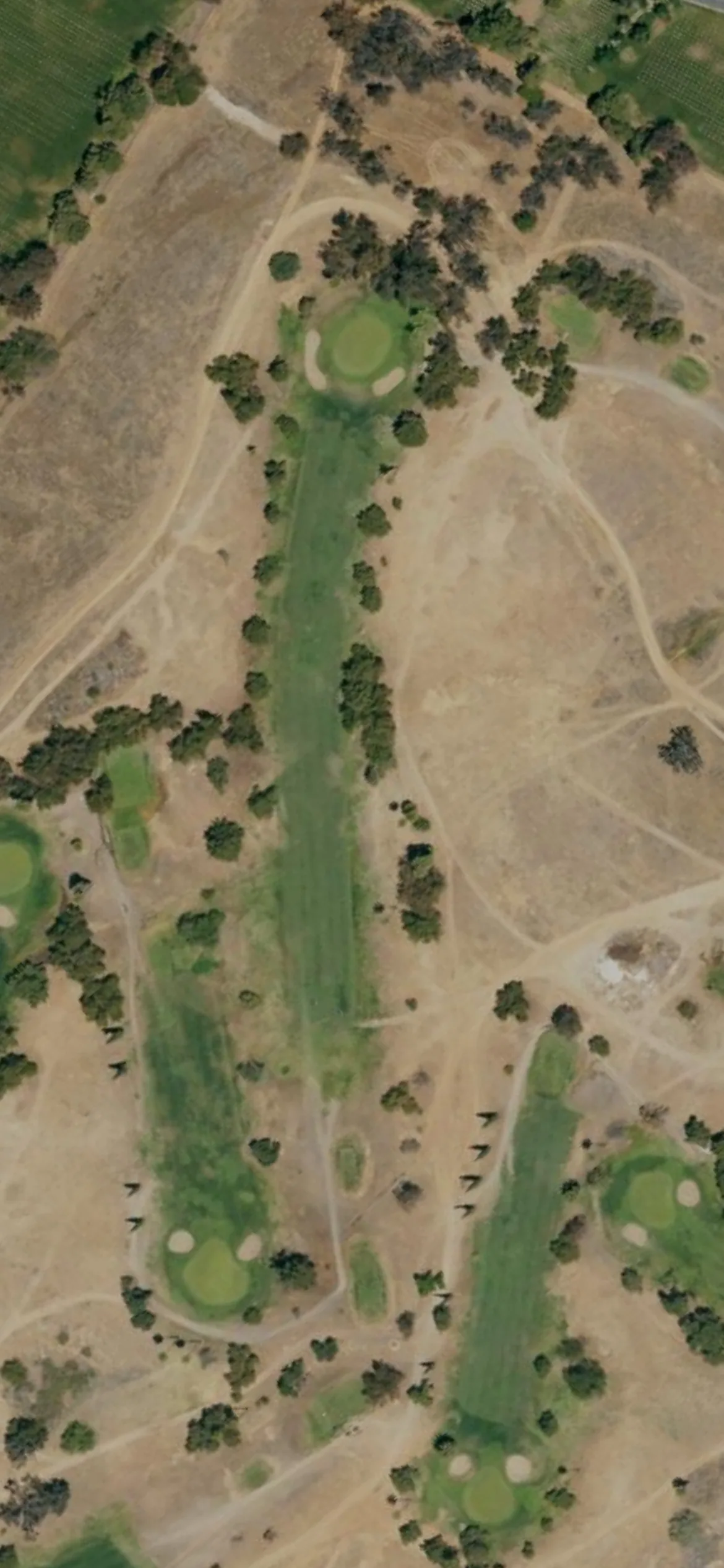 General Old Golf Course hole 3 aerial preview, par 4, 387 yards