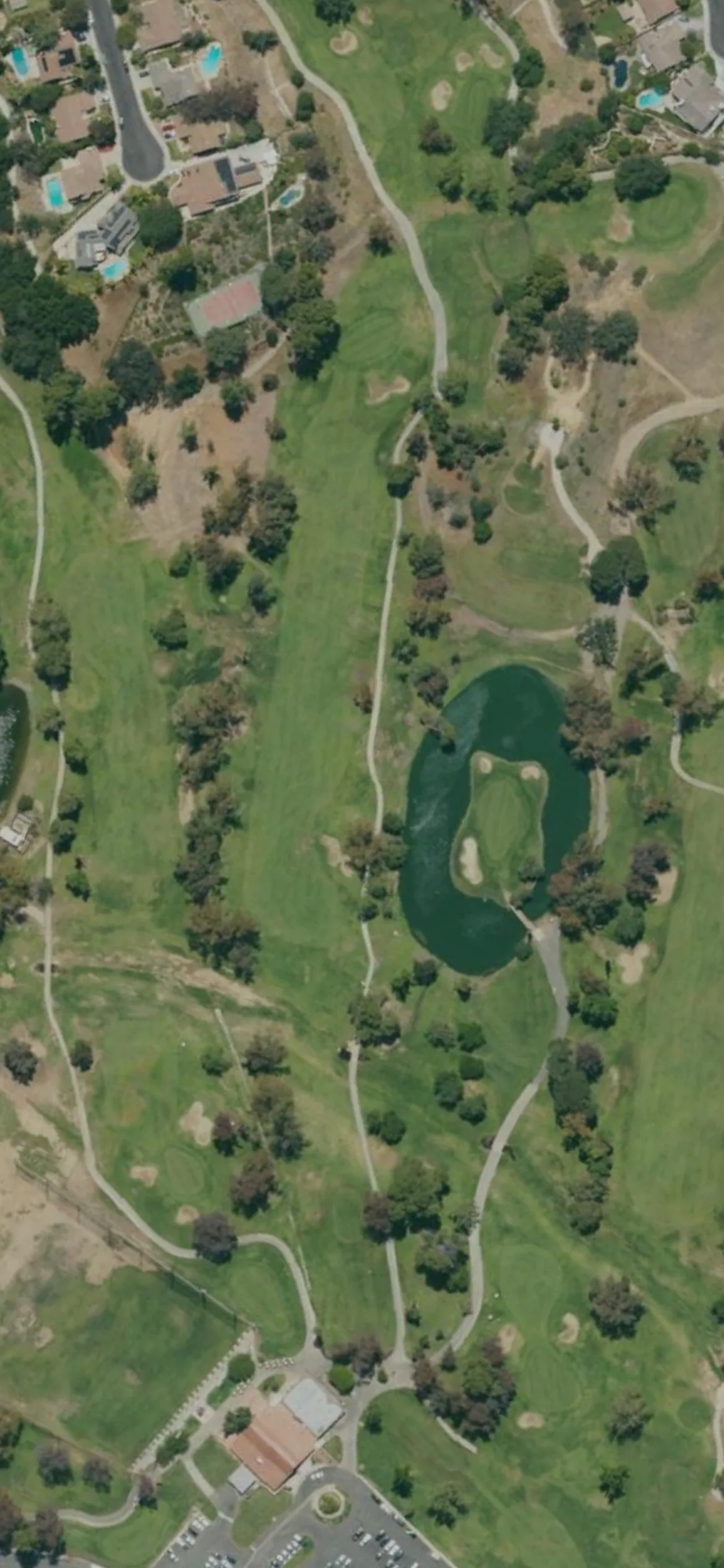 Vista Valencia Golf Club - Vista hole 10 aerial preview, par 5, 451 yards