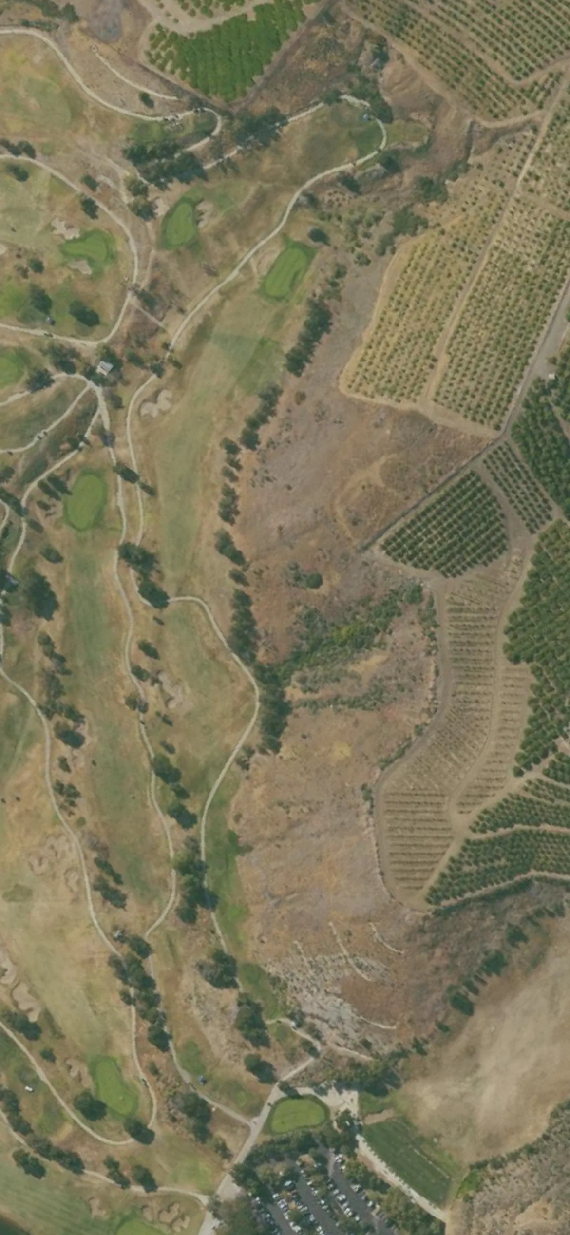 Glen Annie Golf Club hole 10 aerial preview, par 5, 577 yards