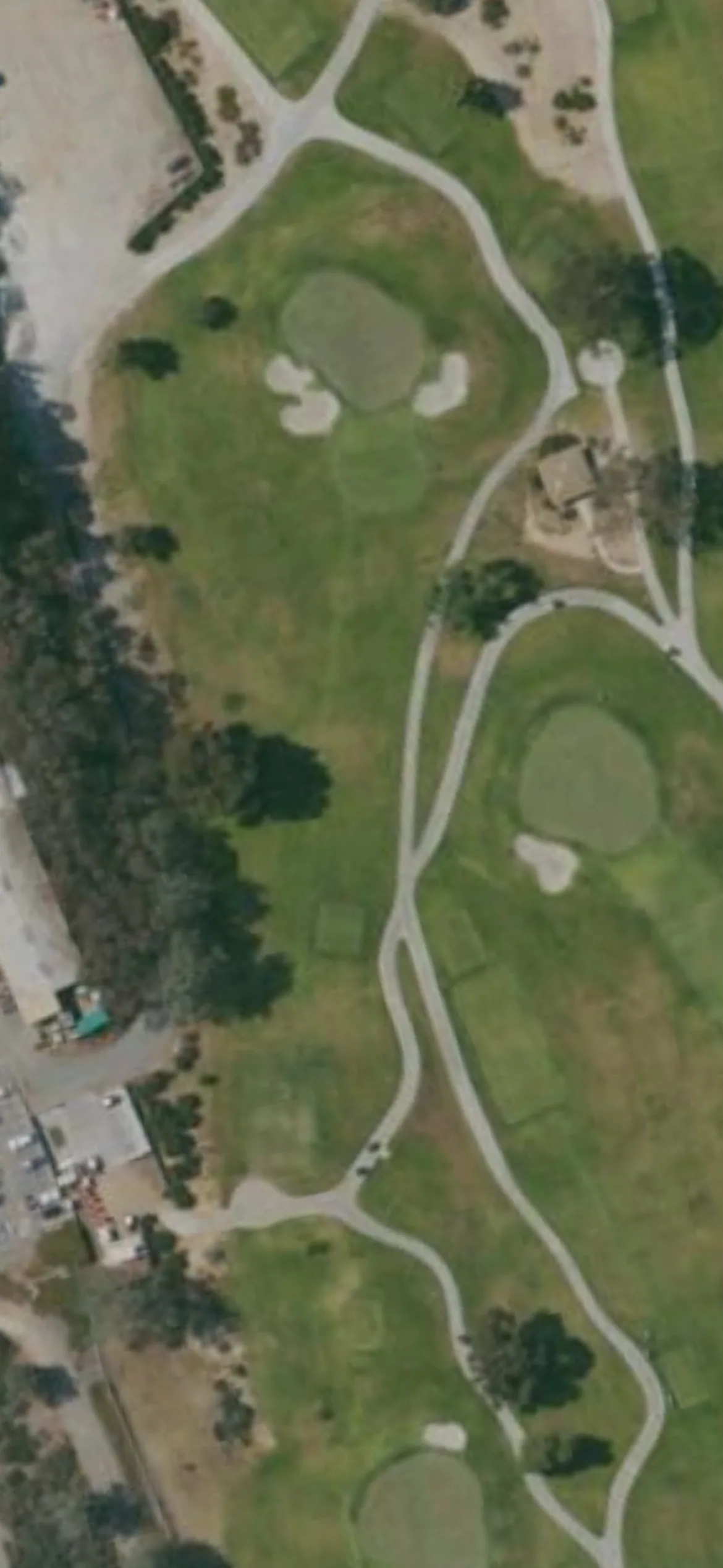 Torrey Pines Municipal Golf Course - North hole 8 aerial preview, par 3, 214 yards