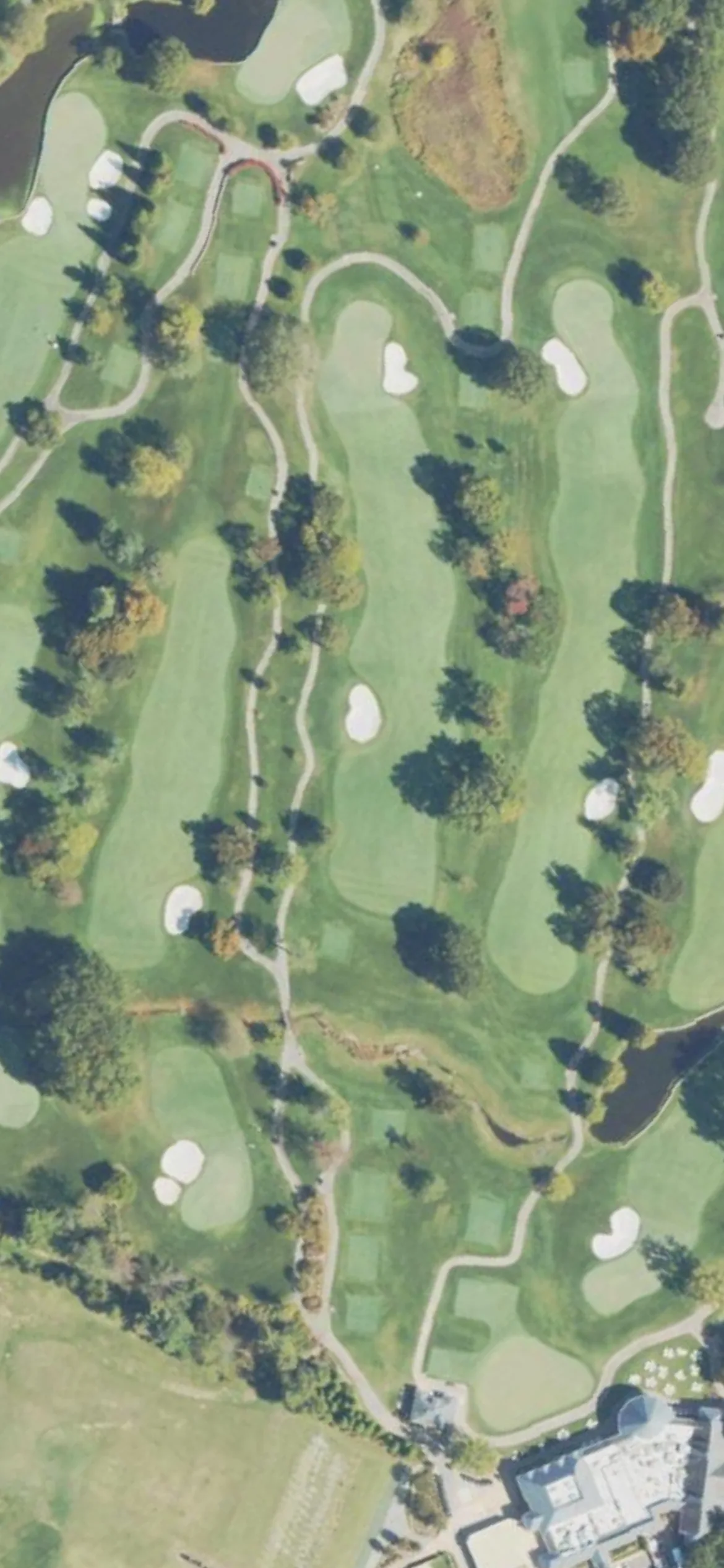 Westwood Country Club hole 10 aerial preview, par 4, 392 yards