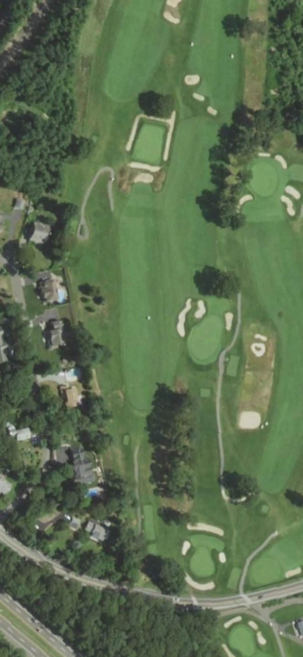 St George's Golf & Country Club hole 4 aerial preview, par 4, 374 yards