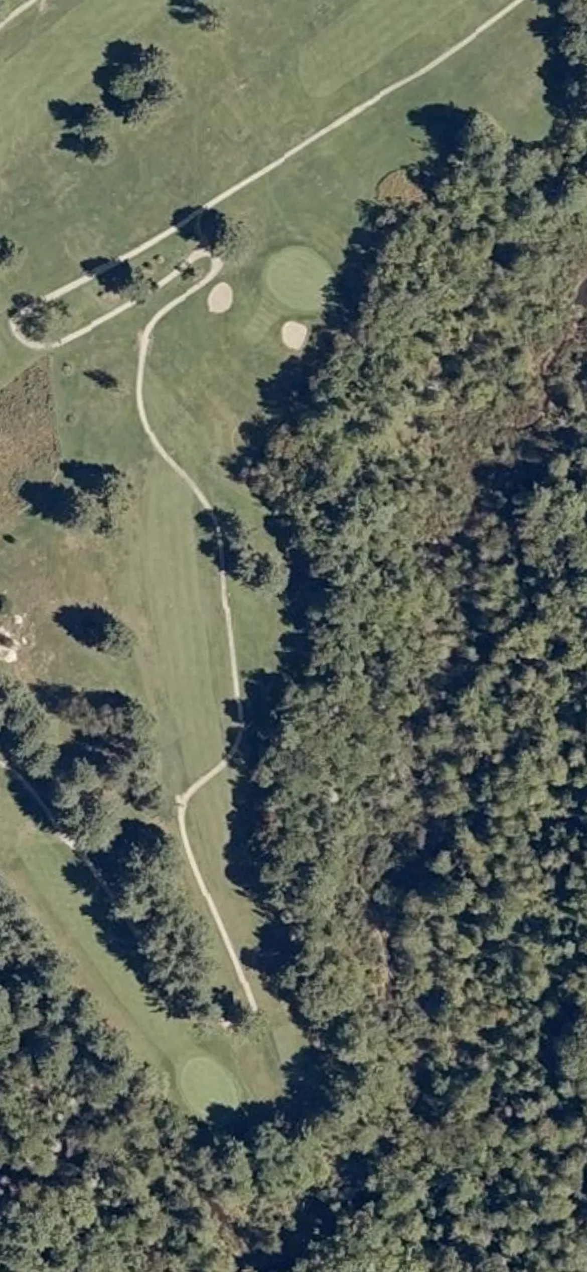 Fairlawn Golf & Country Club hole 6 aerial preview, par 4, 360 yards