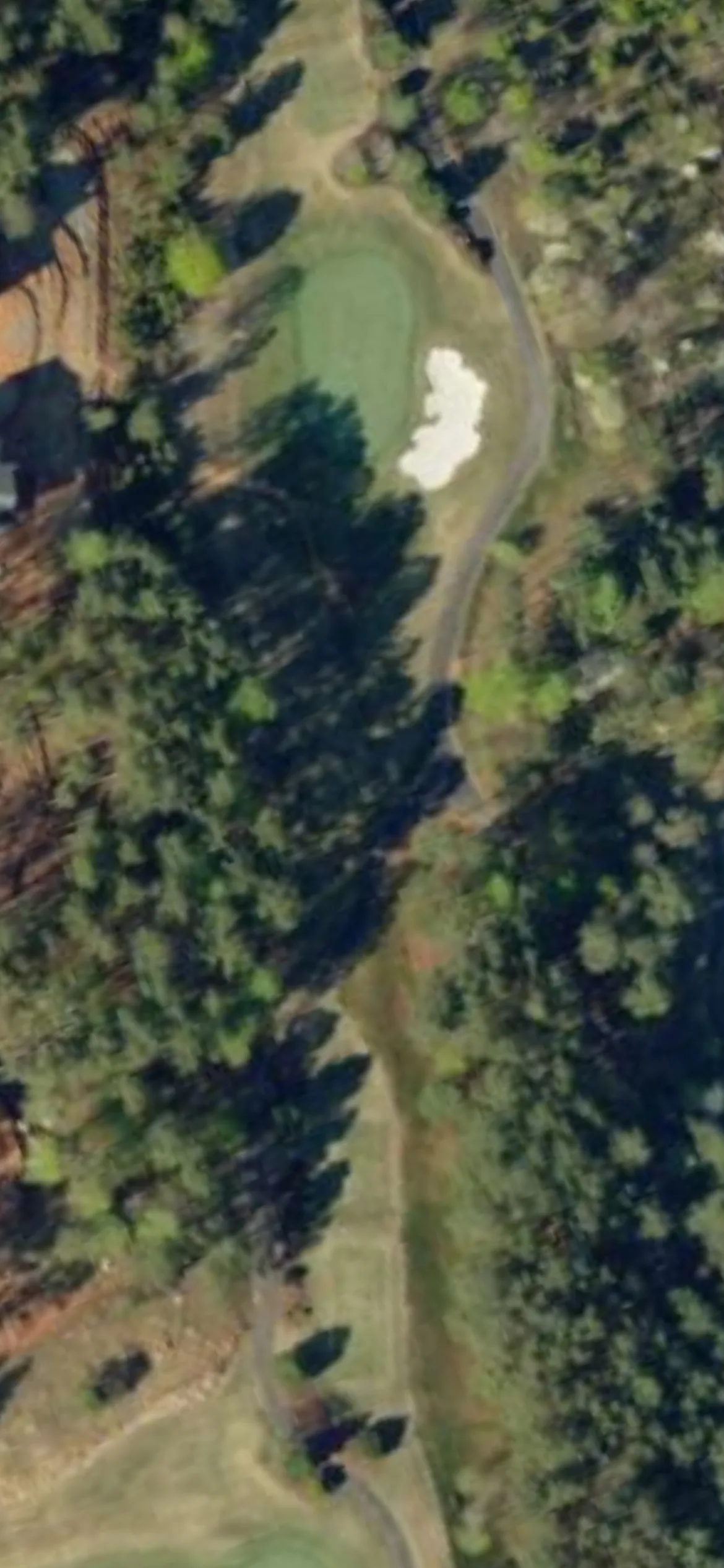 Cliffs at Keowee Springs, The hole 3 aerial preview, par 3, 190 yards