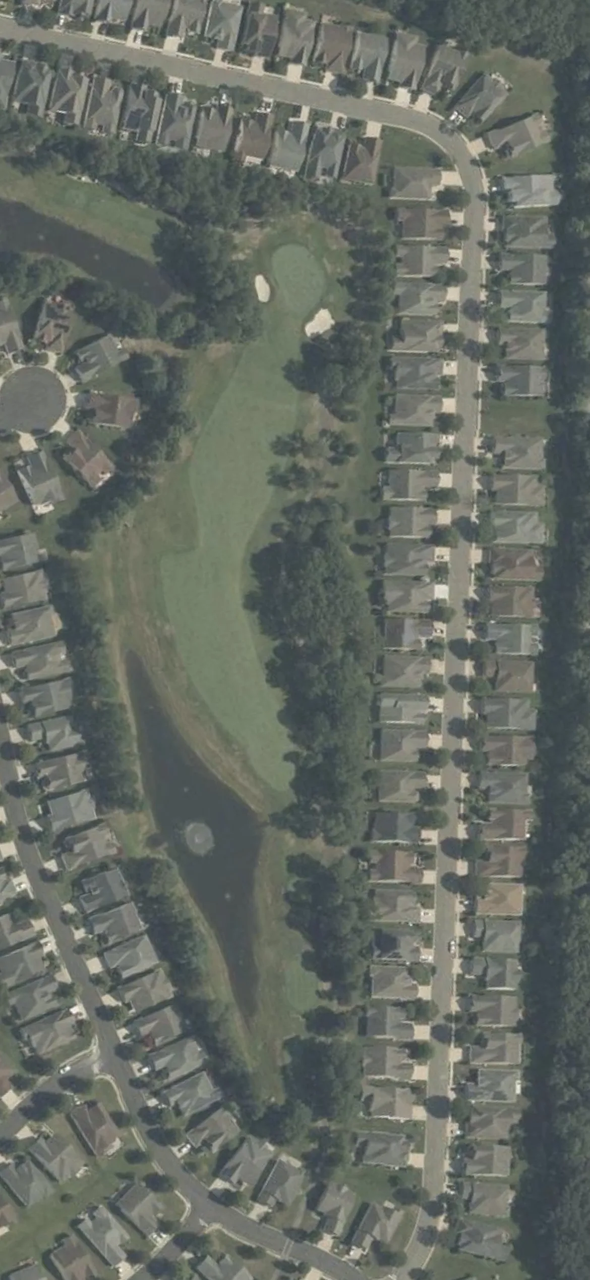 Westlake Golf & Country Club hole 5 aerial preview, par 4, 432 yards
