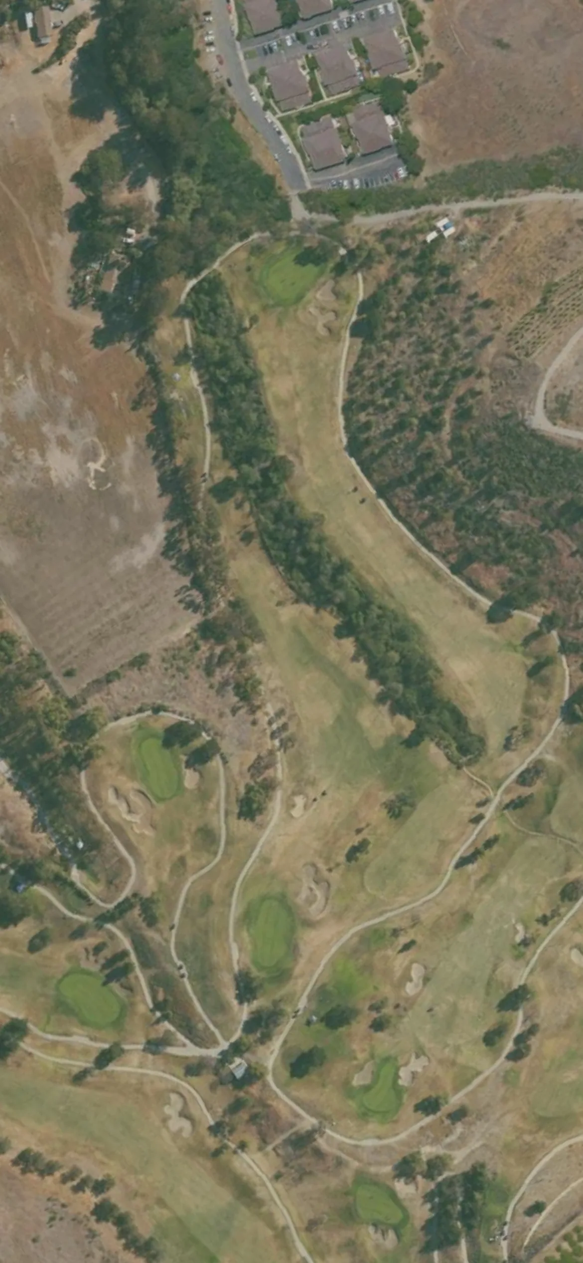 Glen Annie Golf Club hole 14 aerial preview, par 5, 526 yards