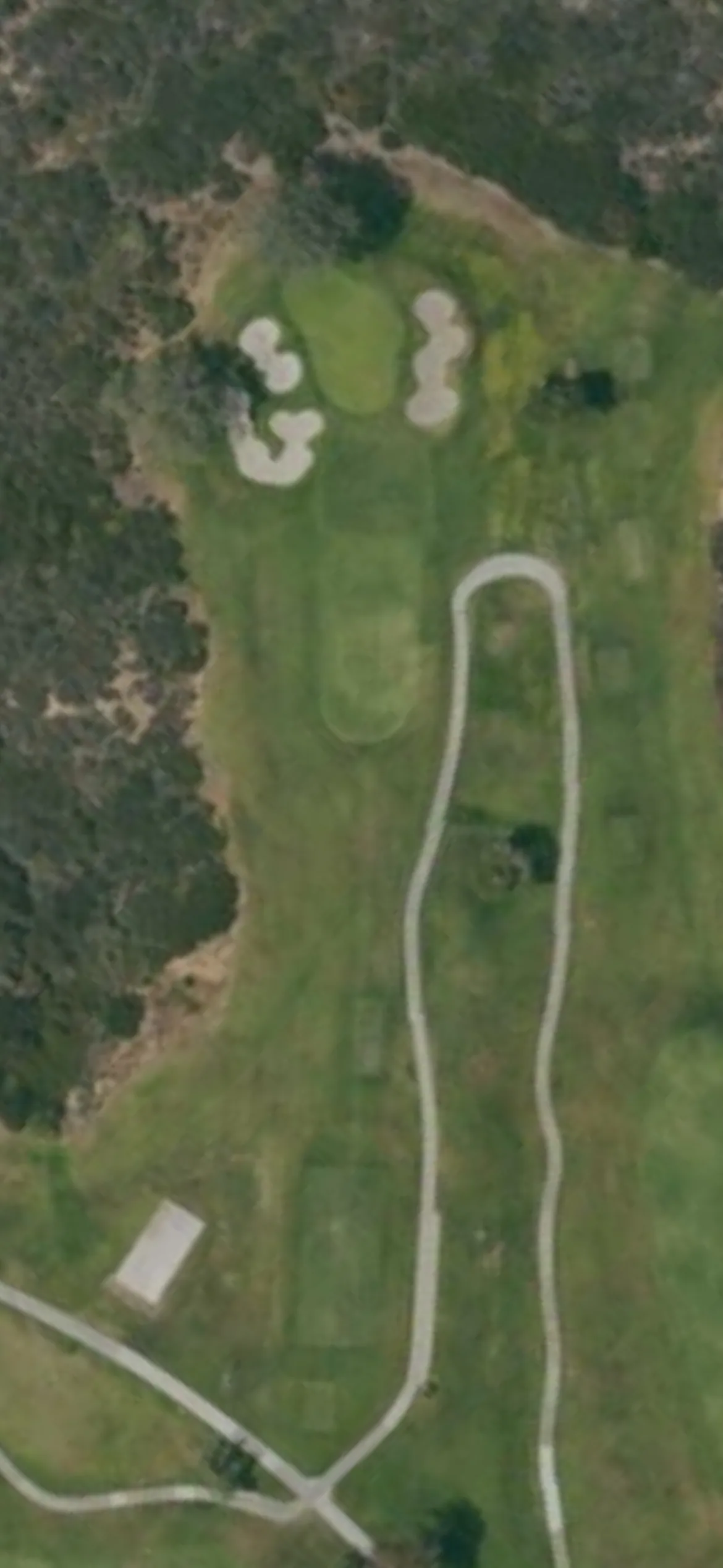 Torrey Pines Municipal Golf Course - South hole 16 aerial preview, par 3, 227 yards