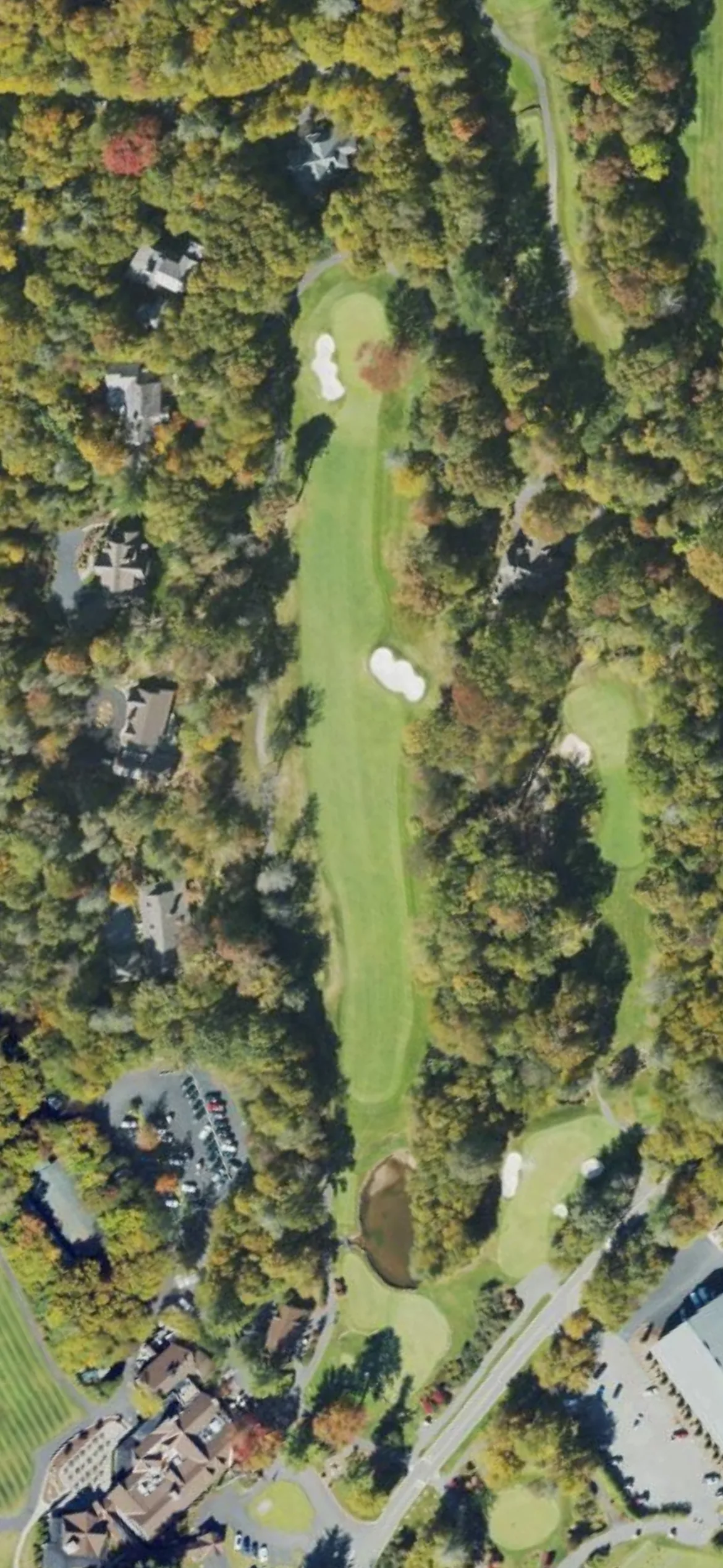 Grandfather G&CC - Grandfather hole 10 aerial preview, par 4, 393 yards
