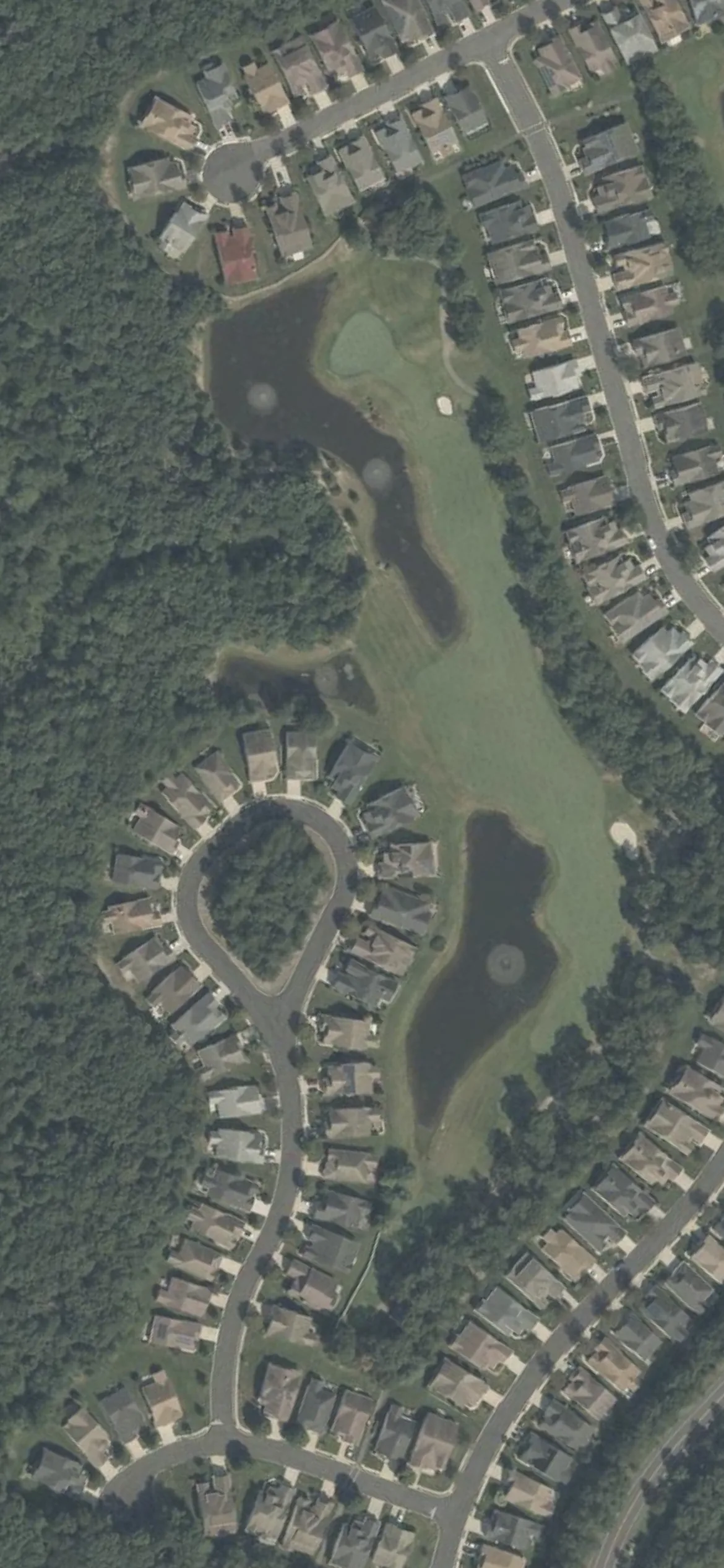Westlake Golf & Country Club hole 14 aerial preview, par 5, 500 yards