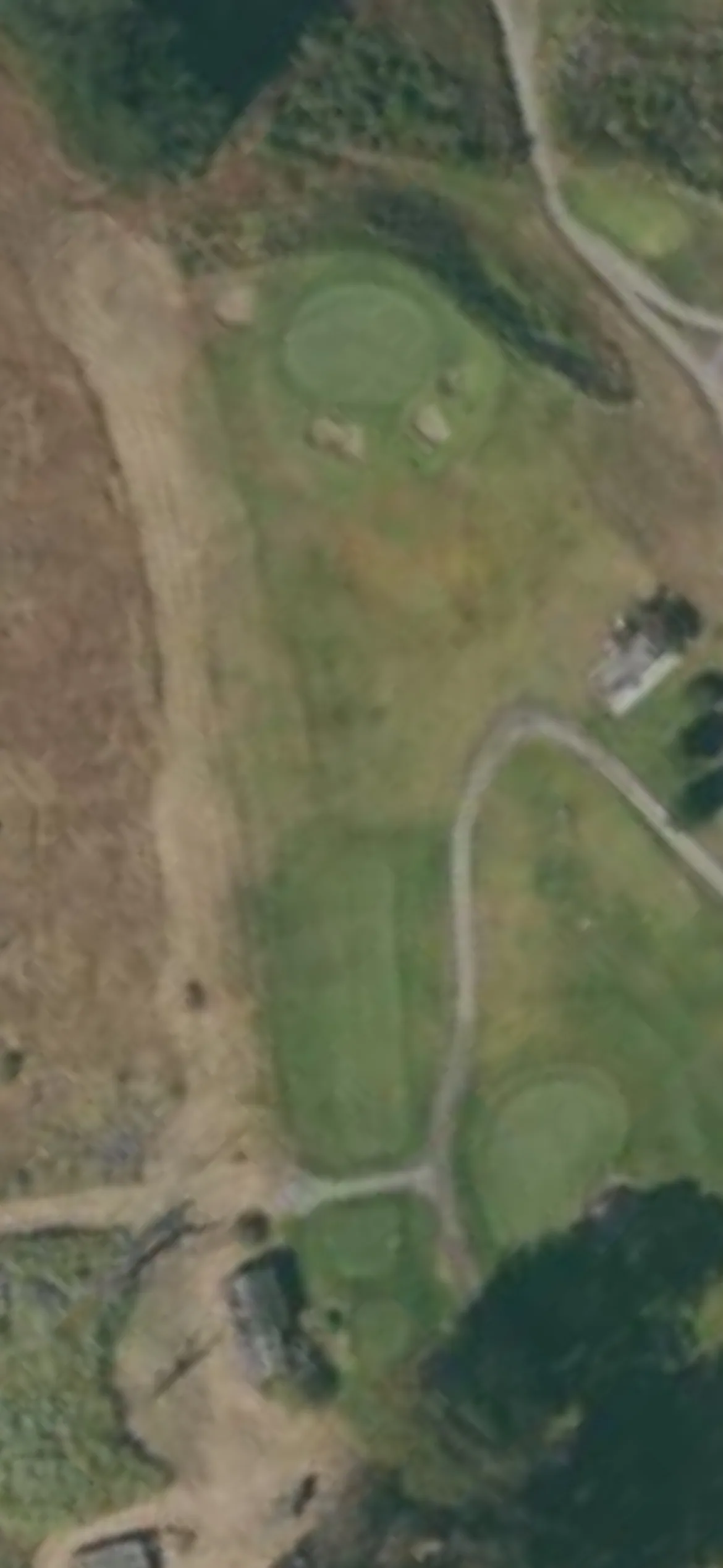 Pajaro Valley GC hole 7 aerial preview, par 3, 150 yards