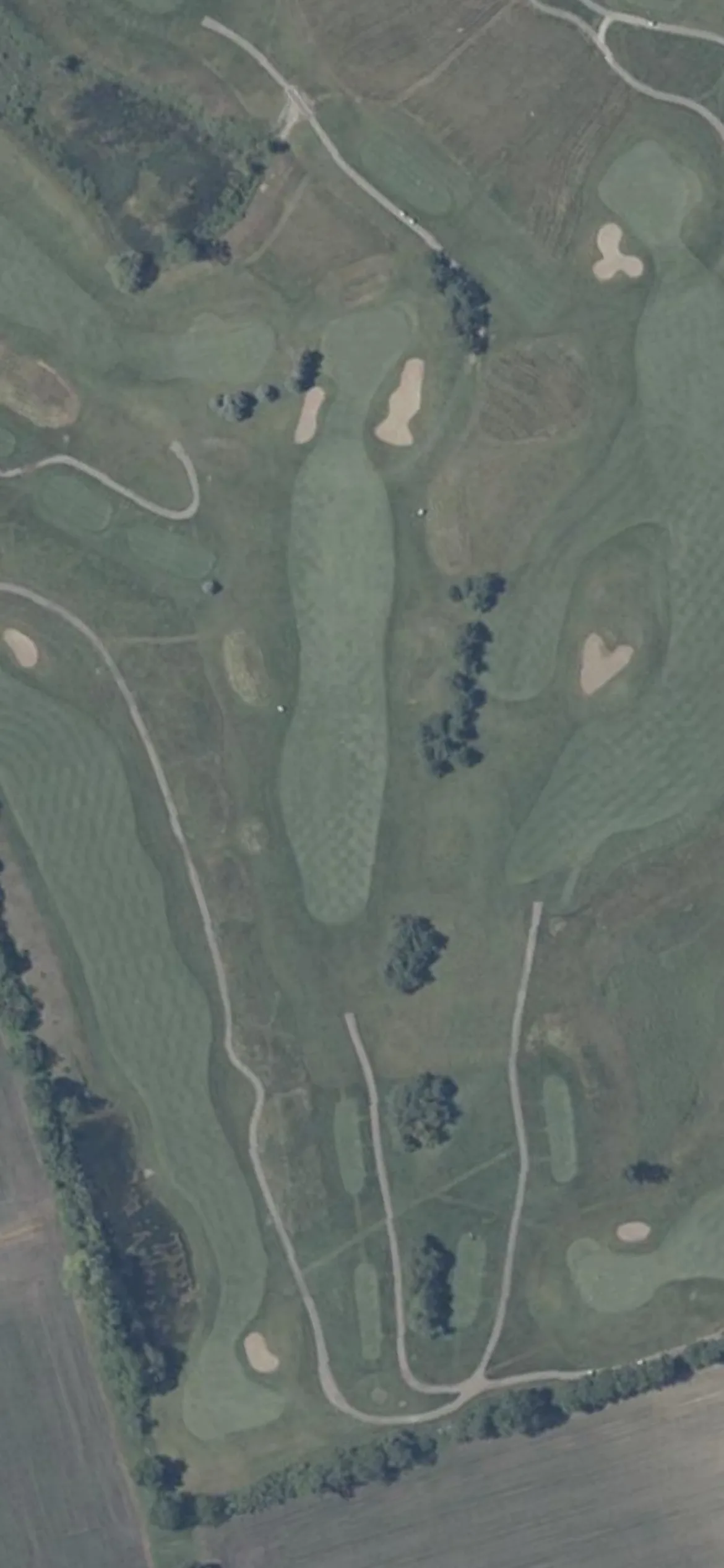 Meadow Valley Golf Club hole 2 aerial preview, par 4, 403 yards