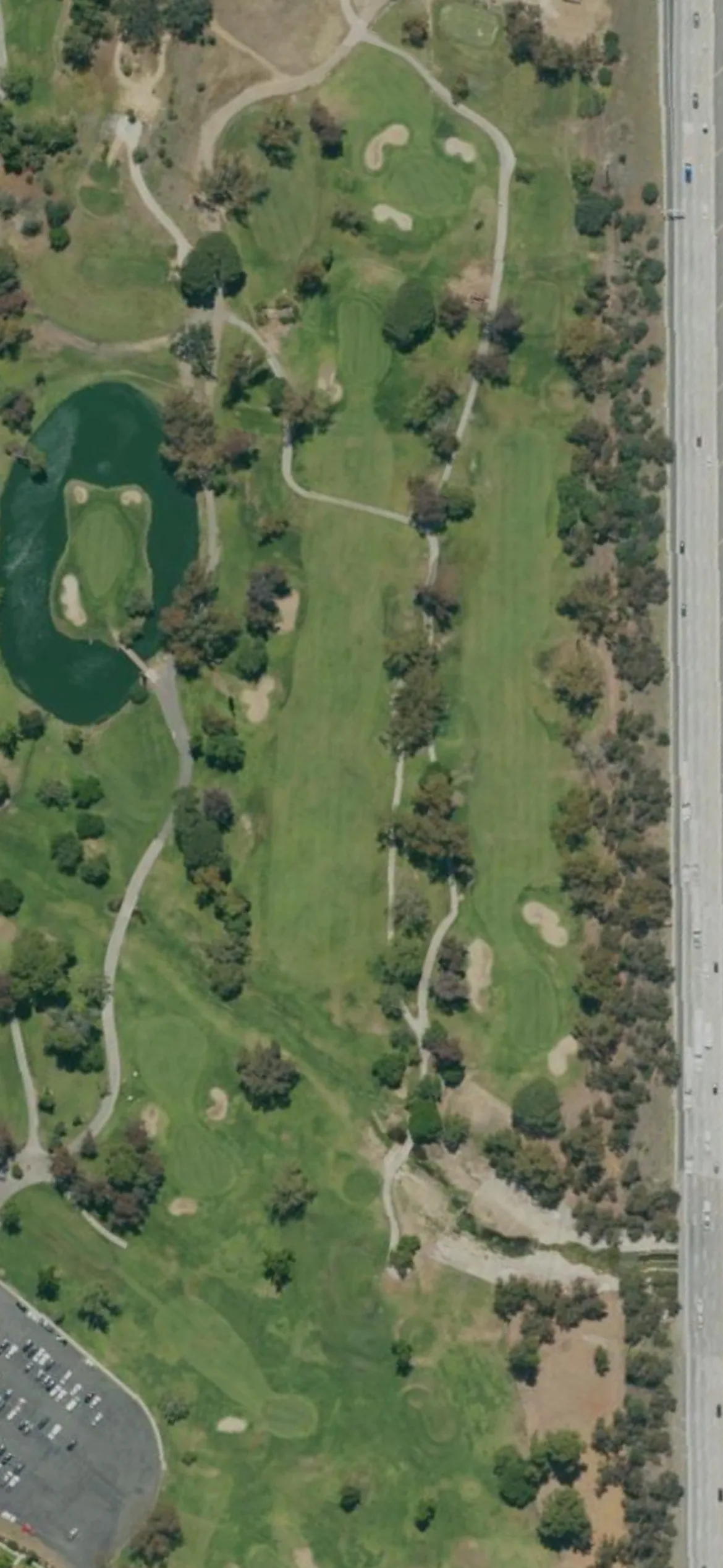 Vista Valencia Golf Club - Vista hole 16 aerial preview, par 4, 397 yards