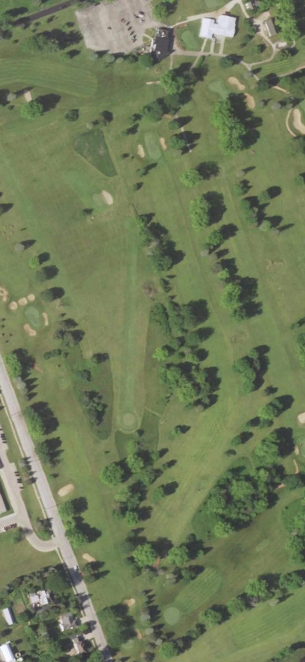 Hartford Golf Club hole 12 aerial preview, par 5, 570 yards