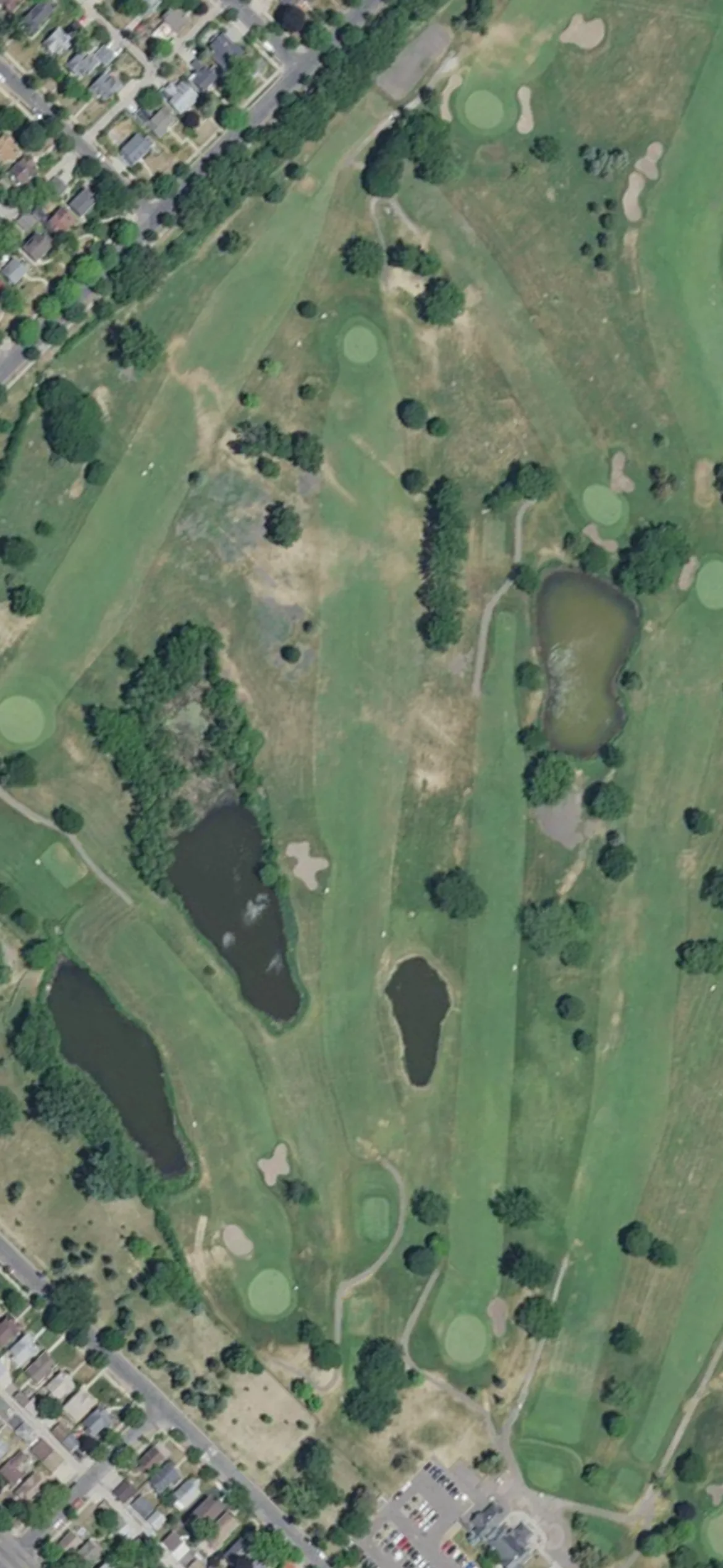 Hiawatha Golf Club hole 7 aerial preview, par 5, 540 yards