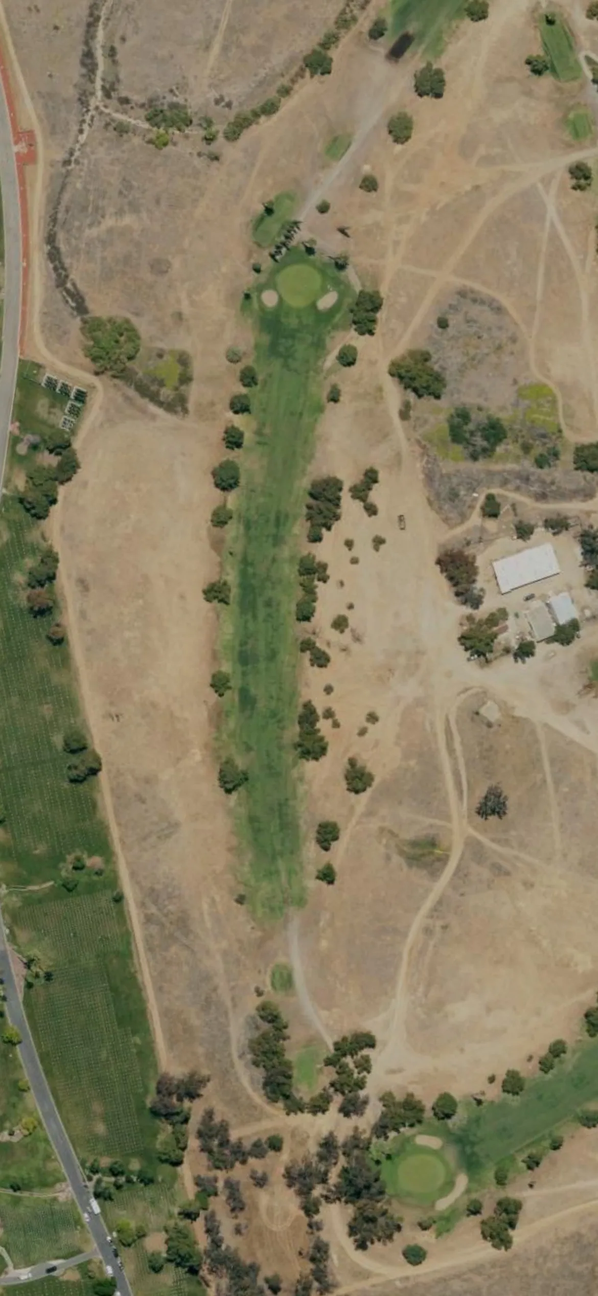 General Old Golf Course hole 4 aerial preview, par 4, 439 yards