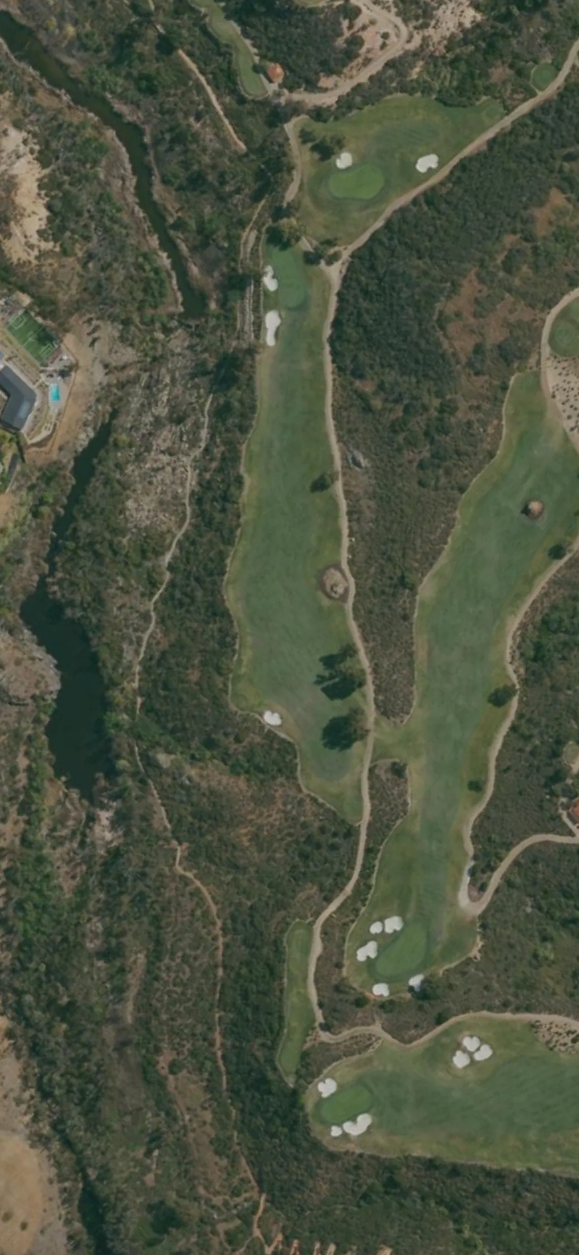 The Crosby Club hole 10 aerial preview, par 4, 487 yards