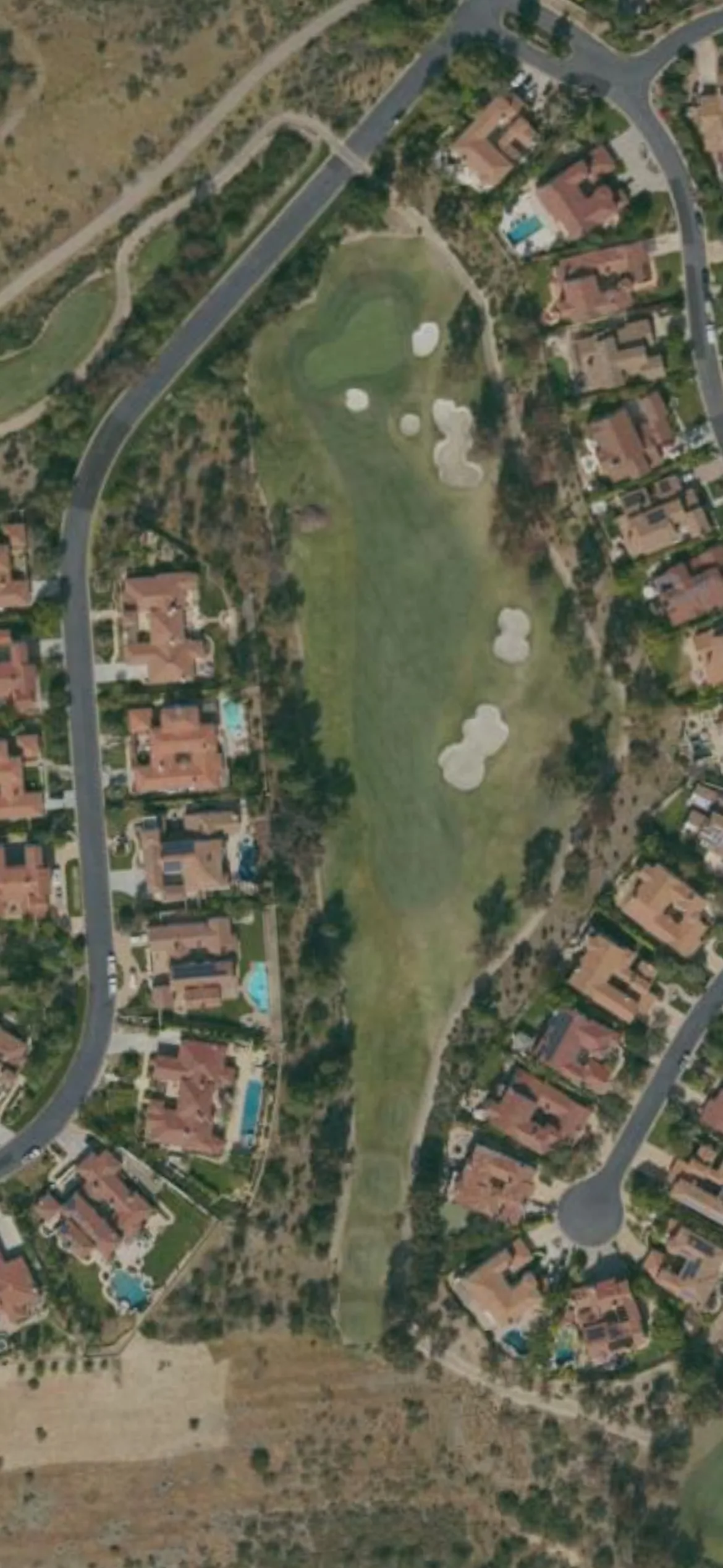 The Crosby Club hole 2 aerial preview, par 4, 327 yards