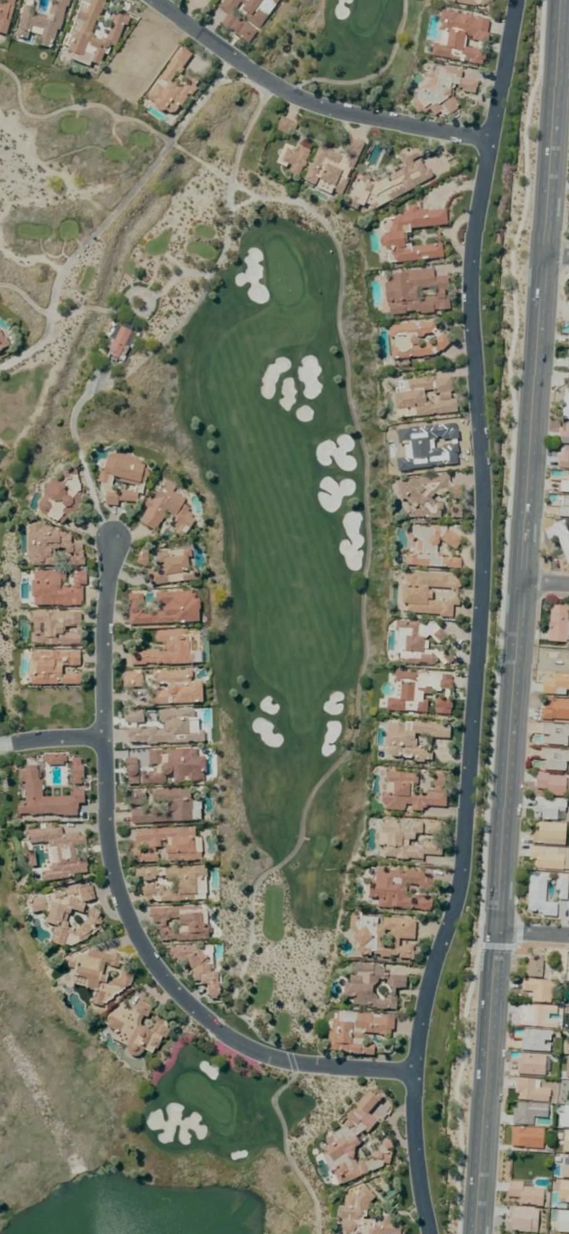 Tradition Golf Club hole 9 aerial preview, par 5, 363 yards
