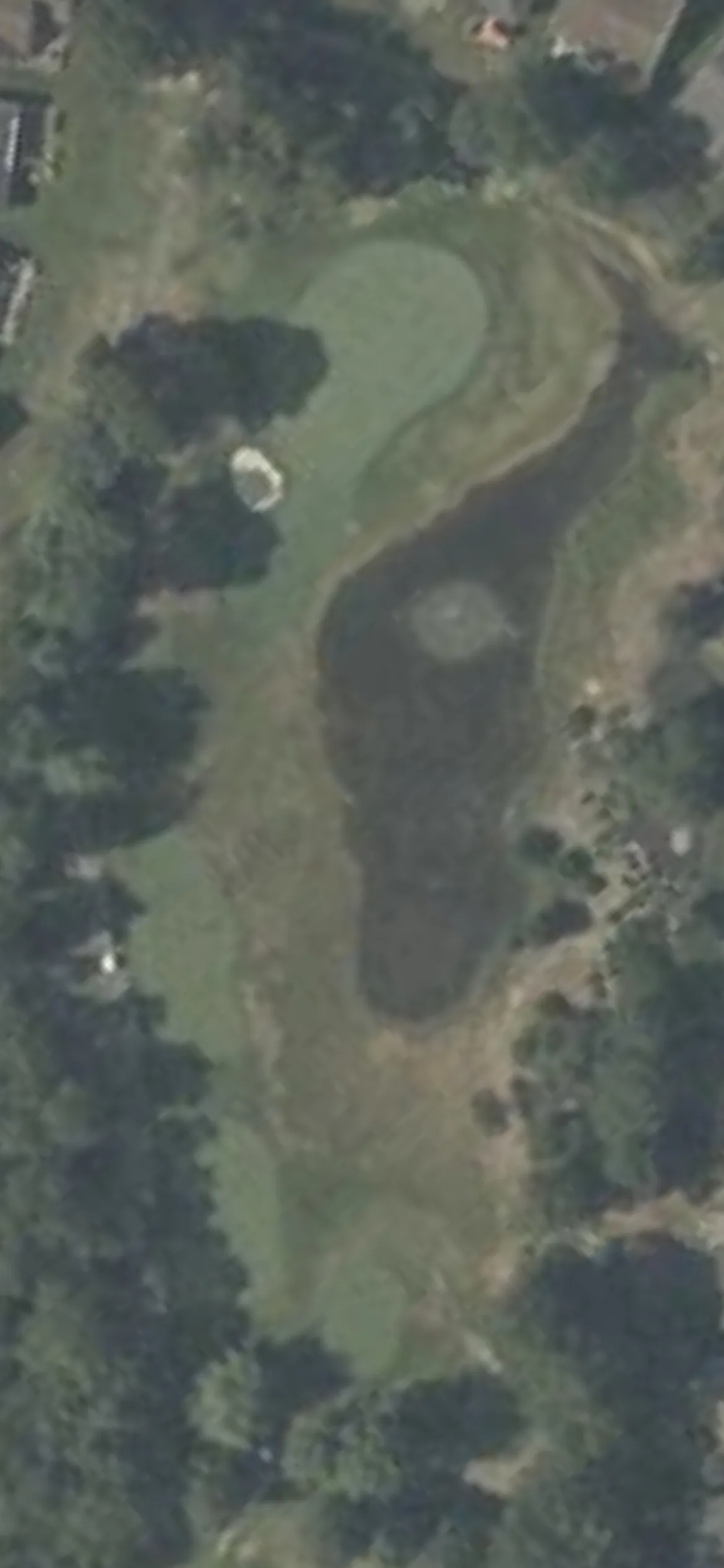 Westlake Golf & Country Club hole 3 aerial preview, par 3, 146 yards