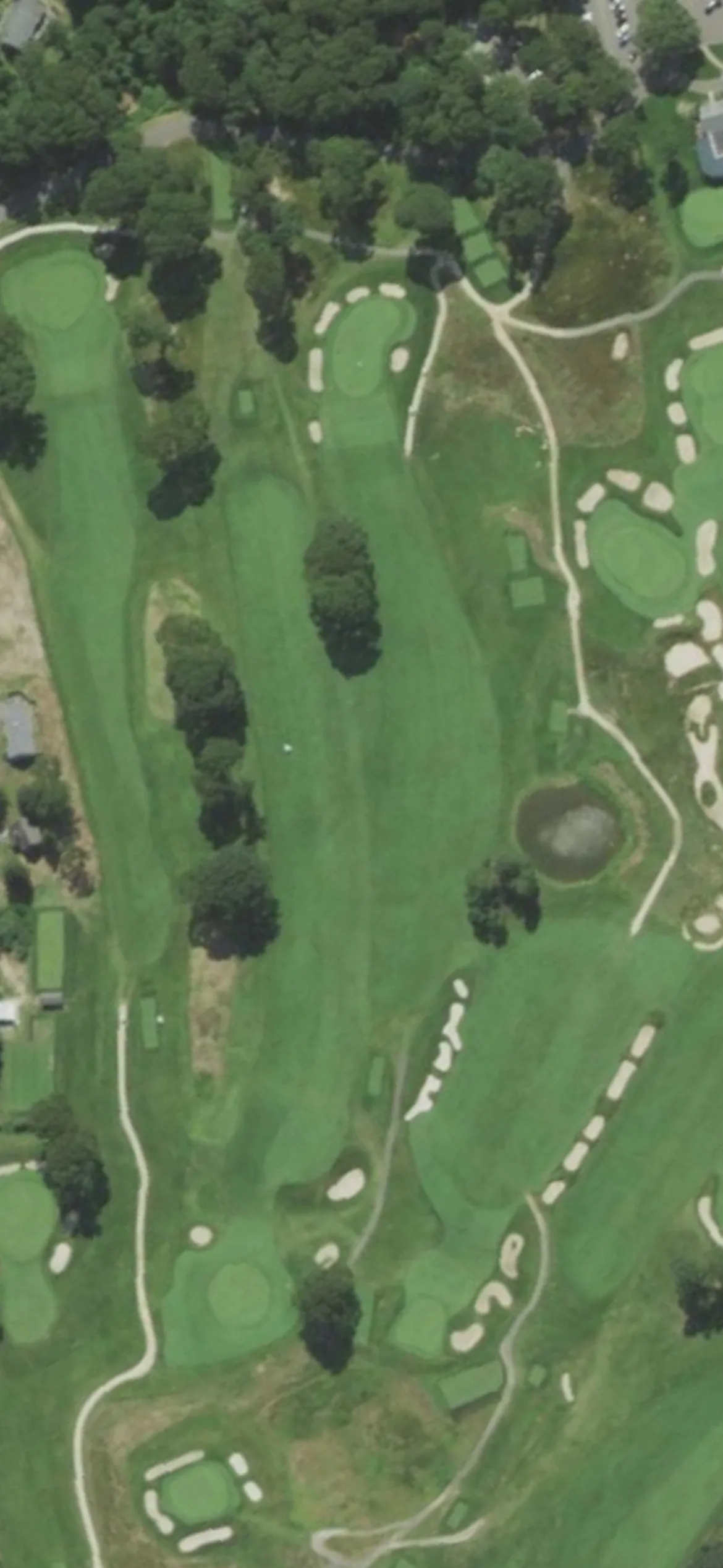 St George's Golf & Country Club hole 14 aerial preview, par 4, 395 yards