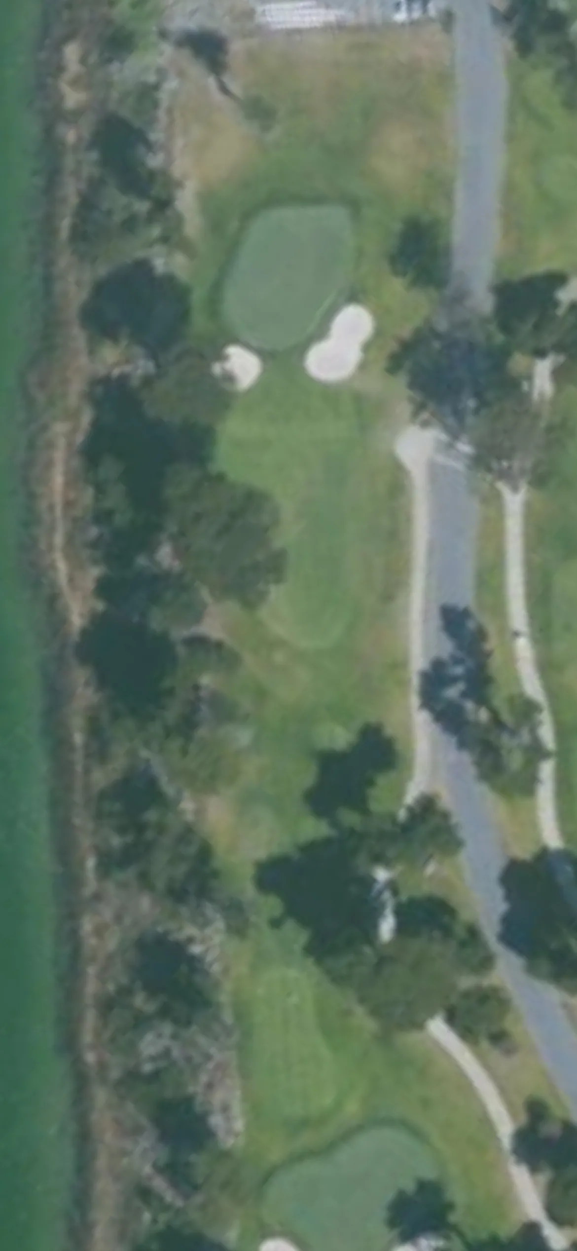 TPC Harding Park GC hole 17 aerial preview, par 3, 169 yards