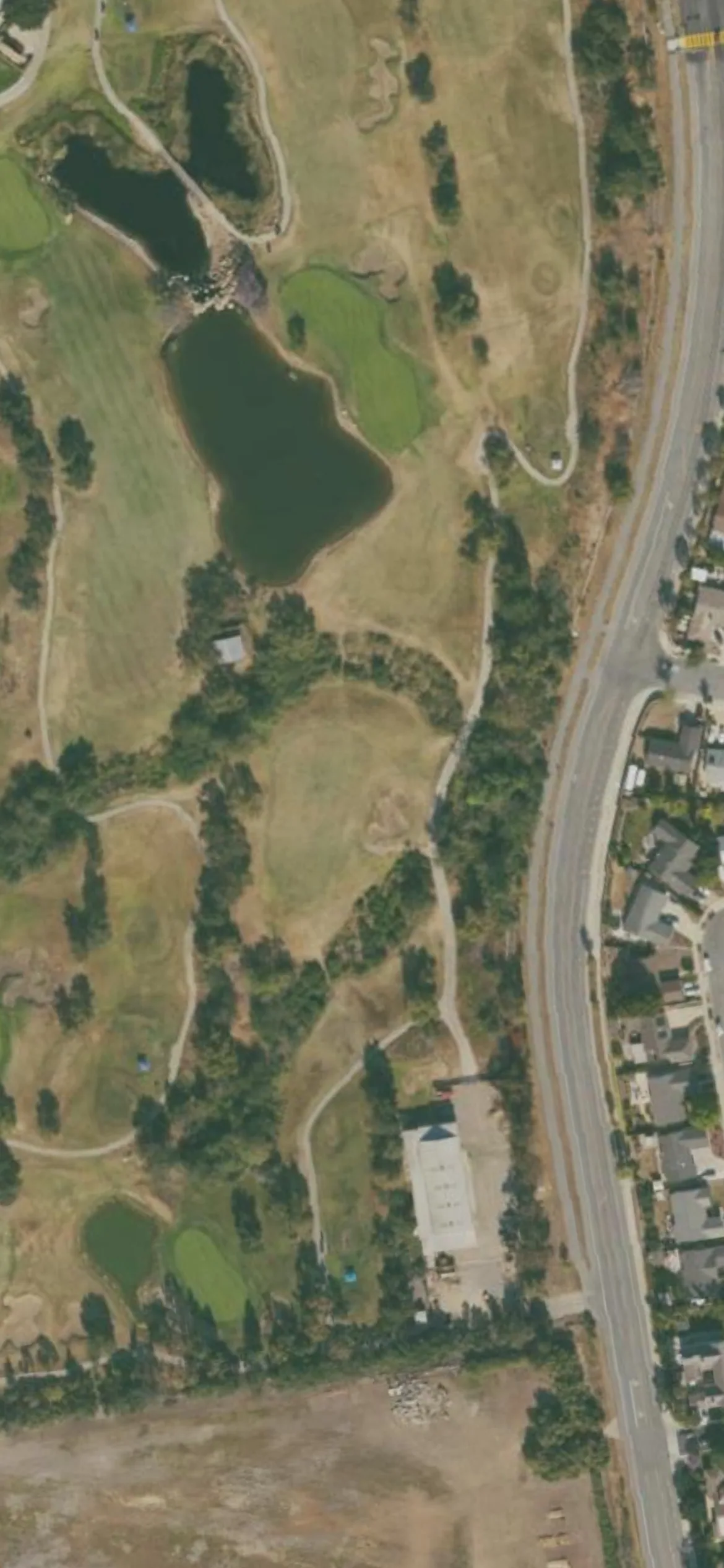Glen Annie Golf Club hole 4 aerial preview, par 4, 347 yards