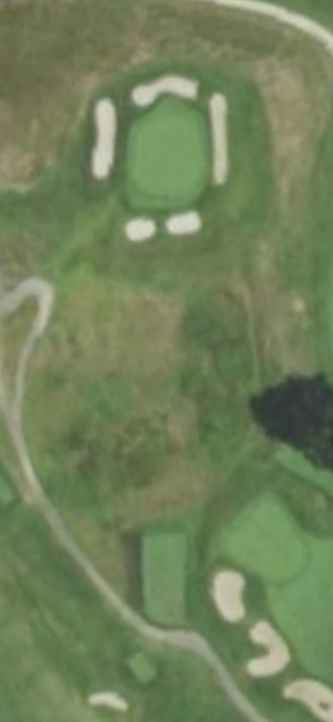 St George's Golf & Country Club hole 17 aerial preview, par 3, 130 yards