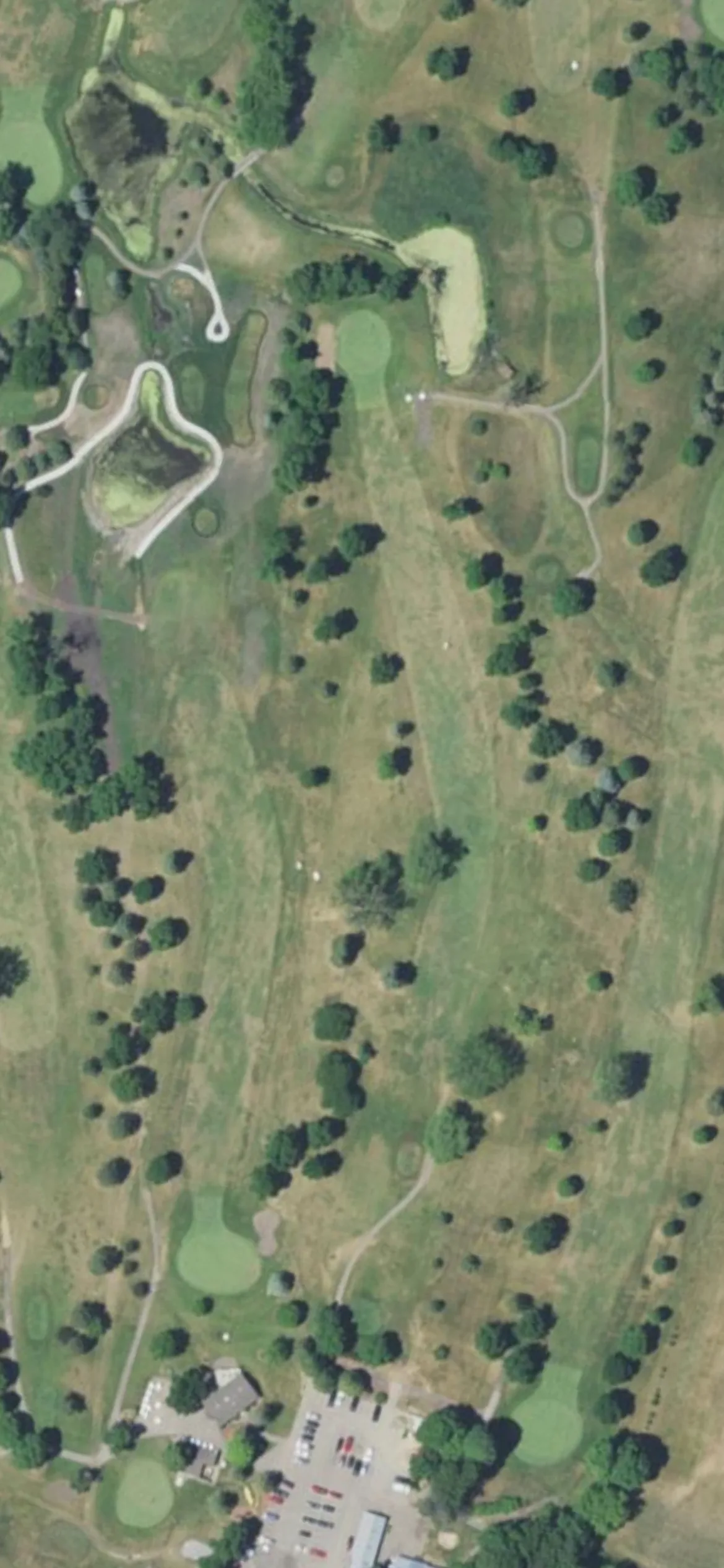 Montgomery National Golf Club hole 3 aerial preview, par 4, 415 yards