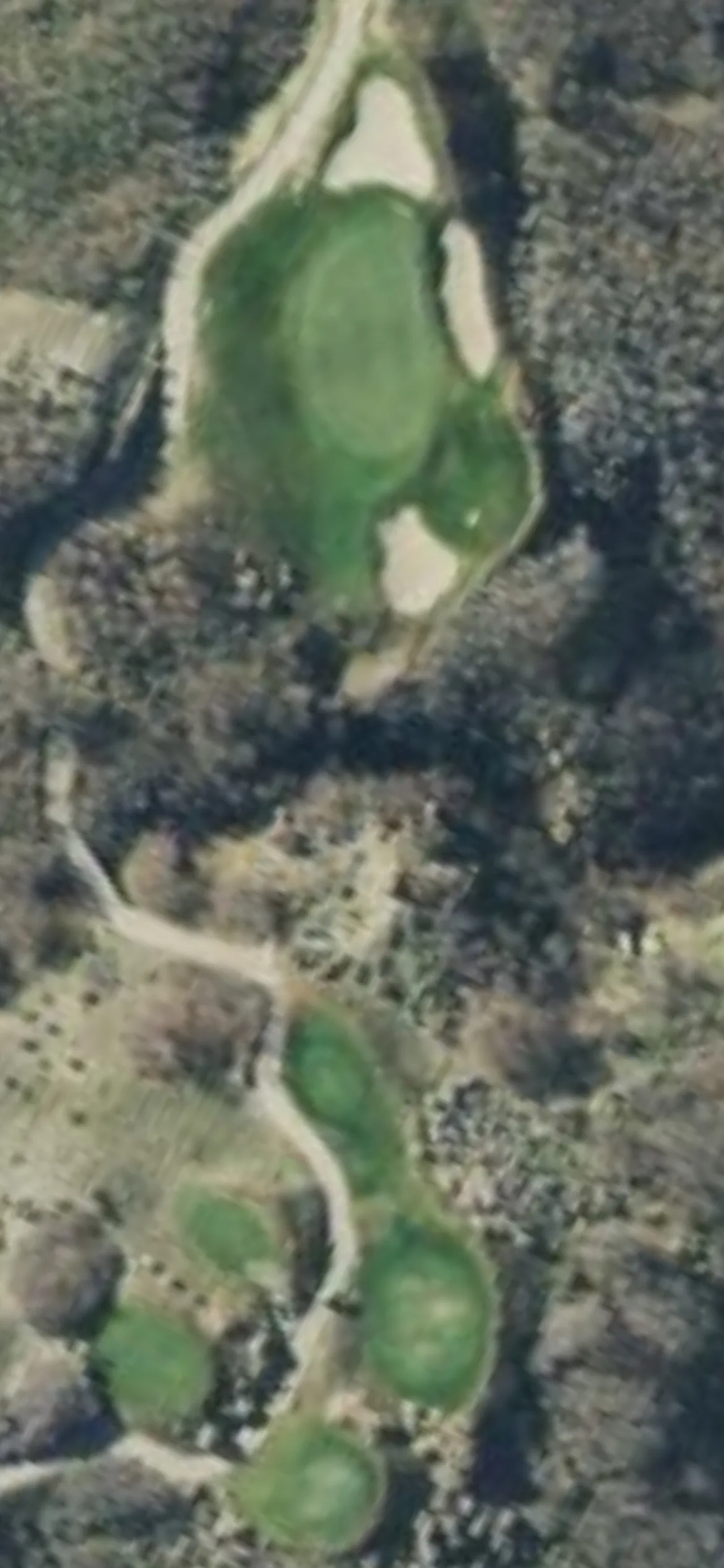 South Mountain GC hole 3 aerial preview, par 3, 148 yards
